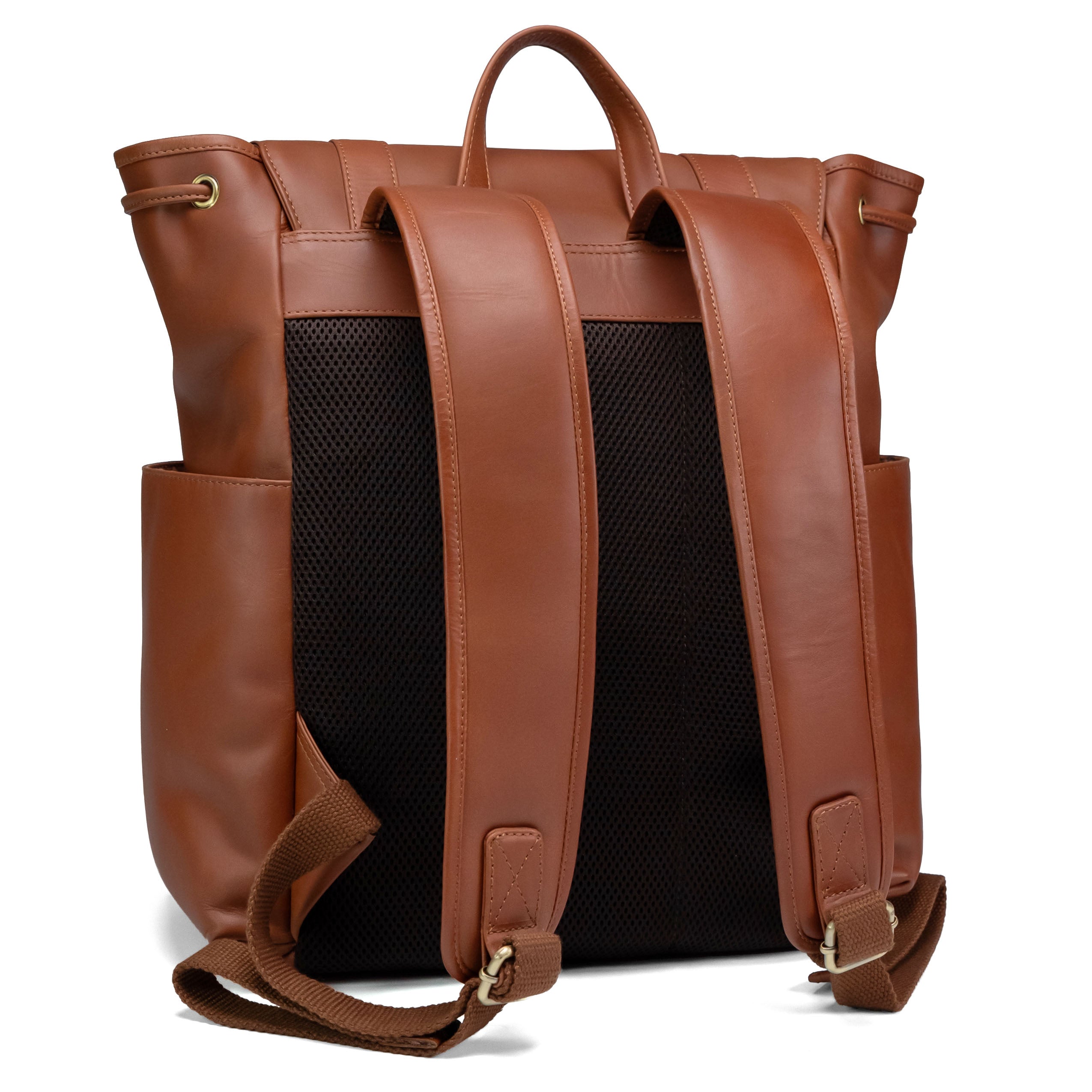 Valmio Noble Lederrucksack Dunkelcognac