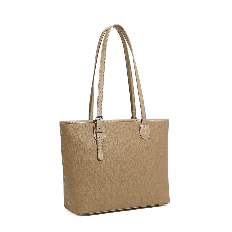 Valmio Pelora Leder Damen Tasche - Beige