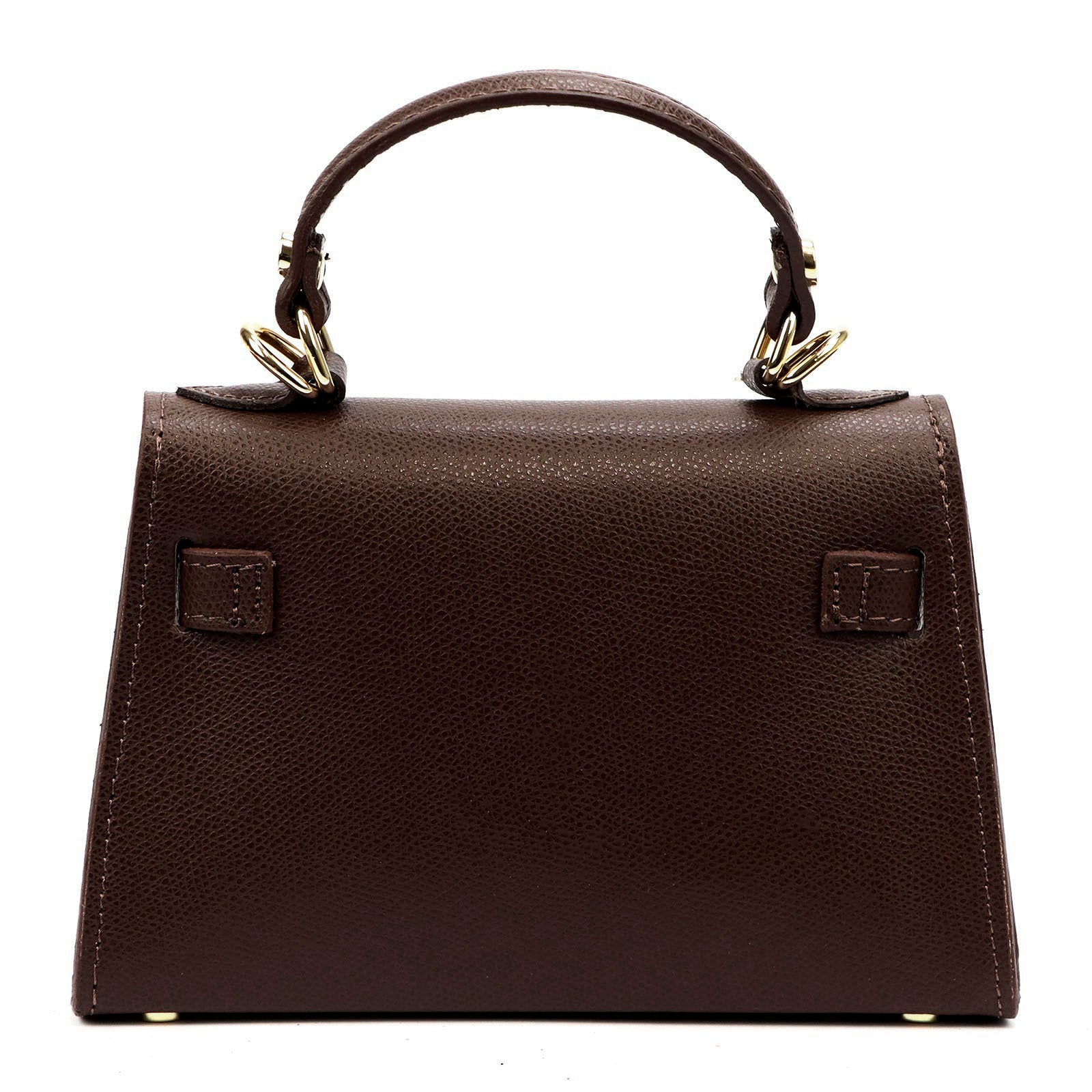 Leather women's handbag LUKA 24-002 Taupe