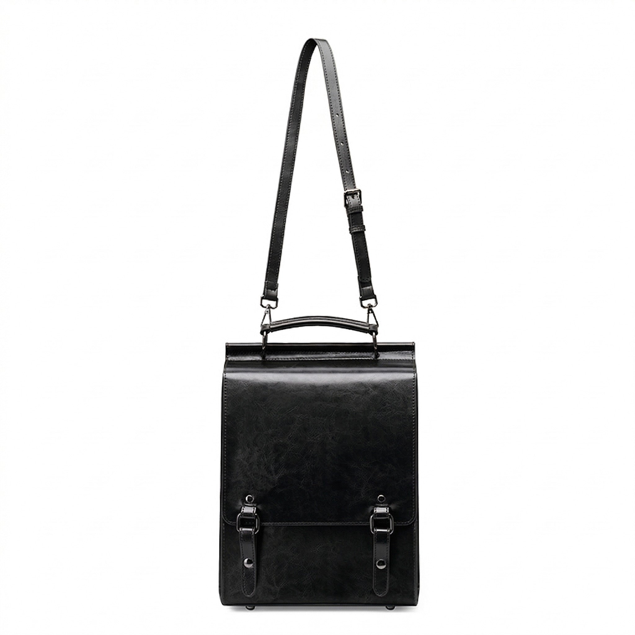 Valmio Tonora Leather Women's Backpack - Black