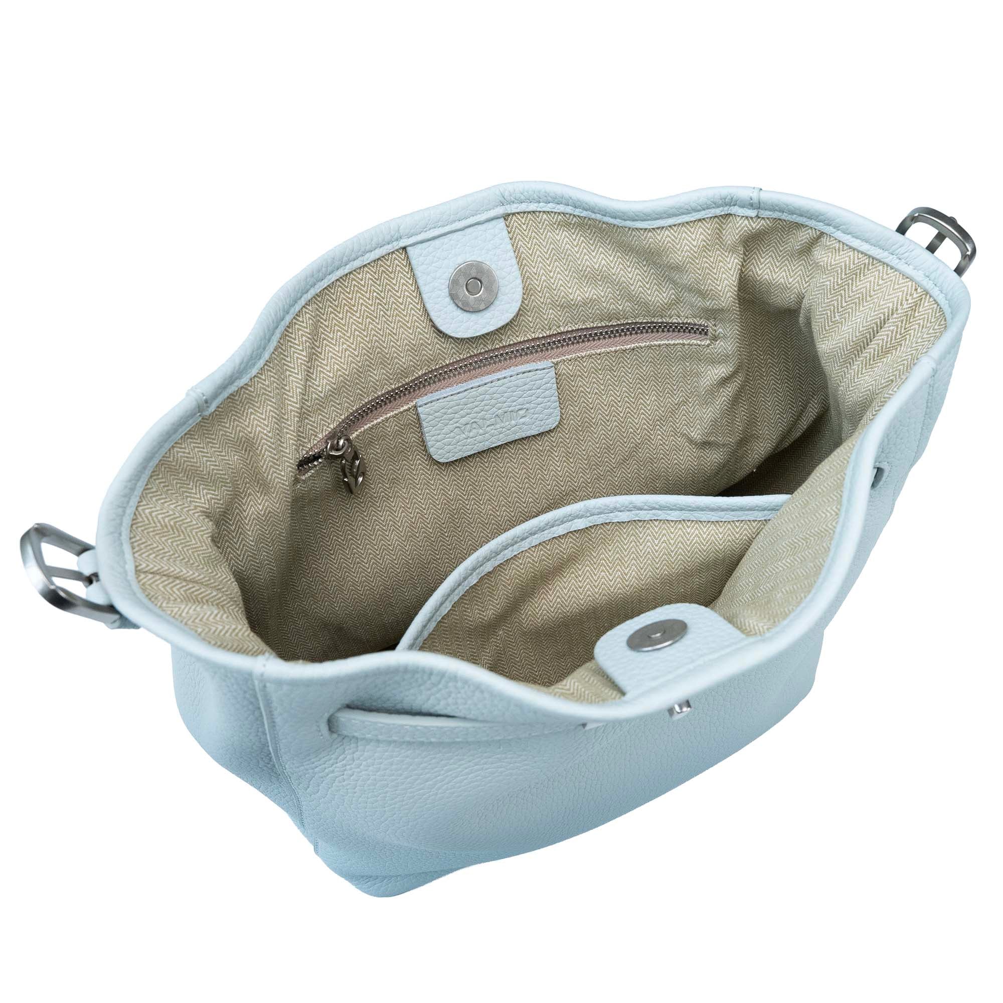 Valmio Nolira Leder Damenhandtasche - Blau