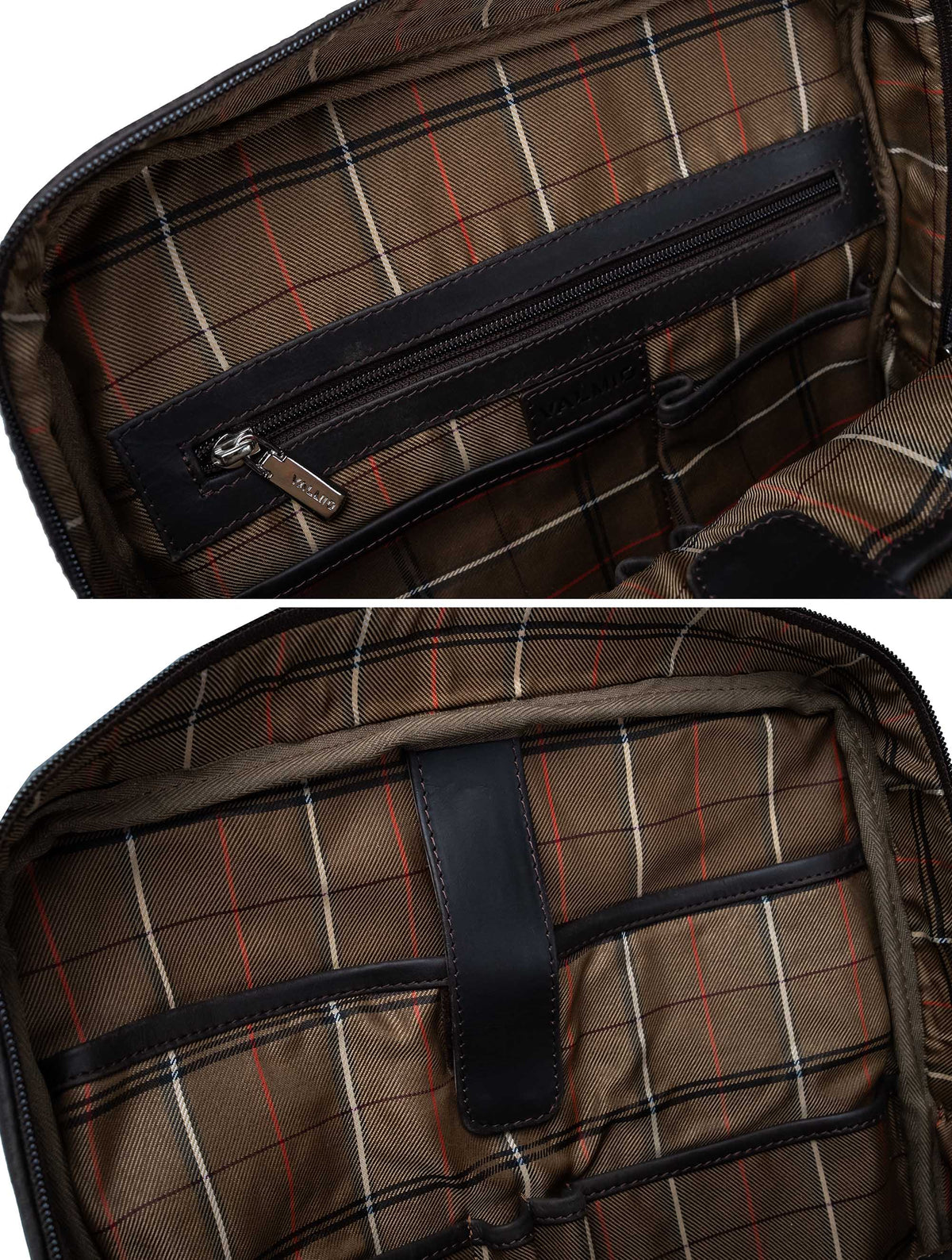 Lederrucksack Valmio York - Braun