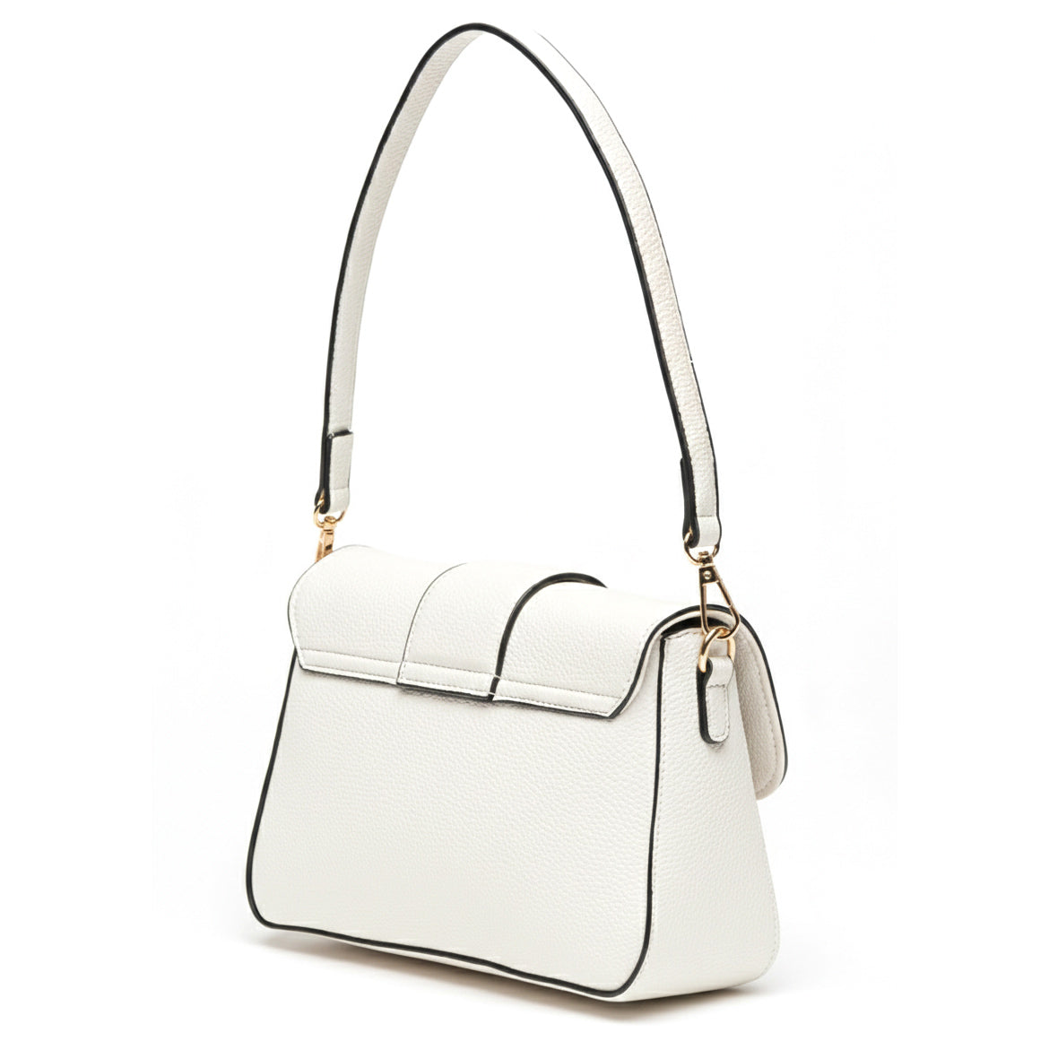 Eco leather handbag PIERRE CARDIN 6821 Bianko