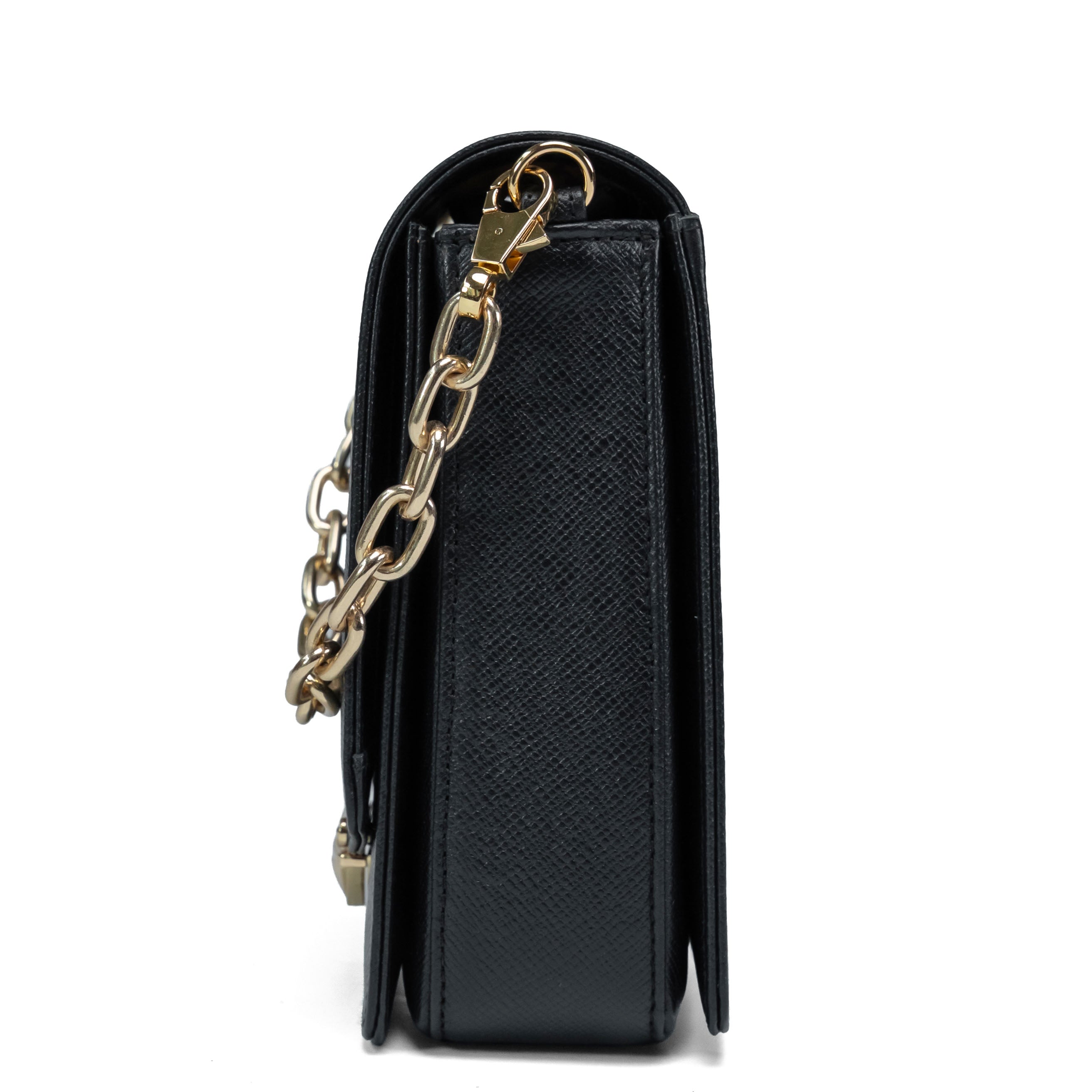 Valmio Bold Women's Leather Handbag Black