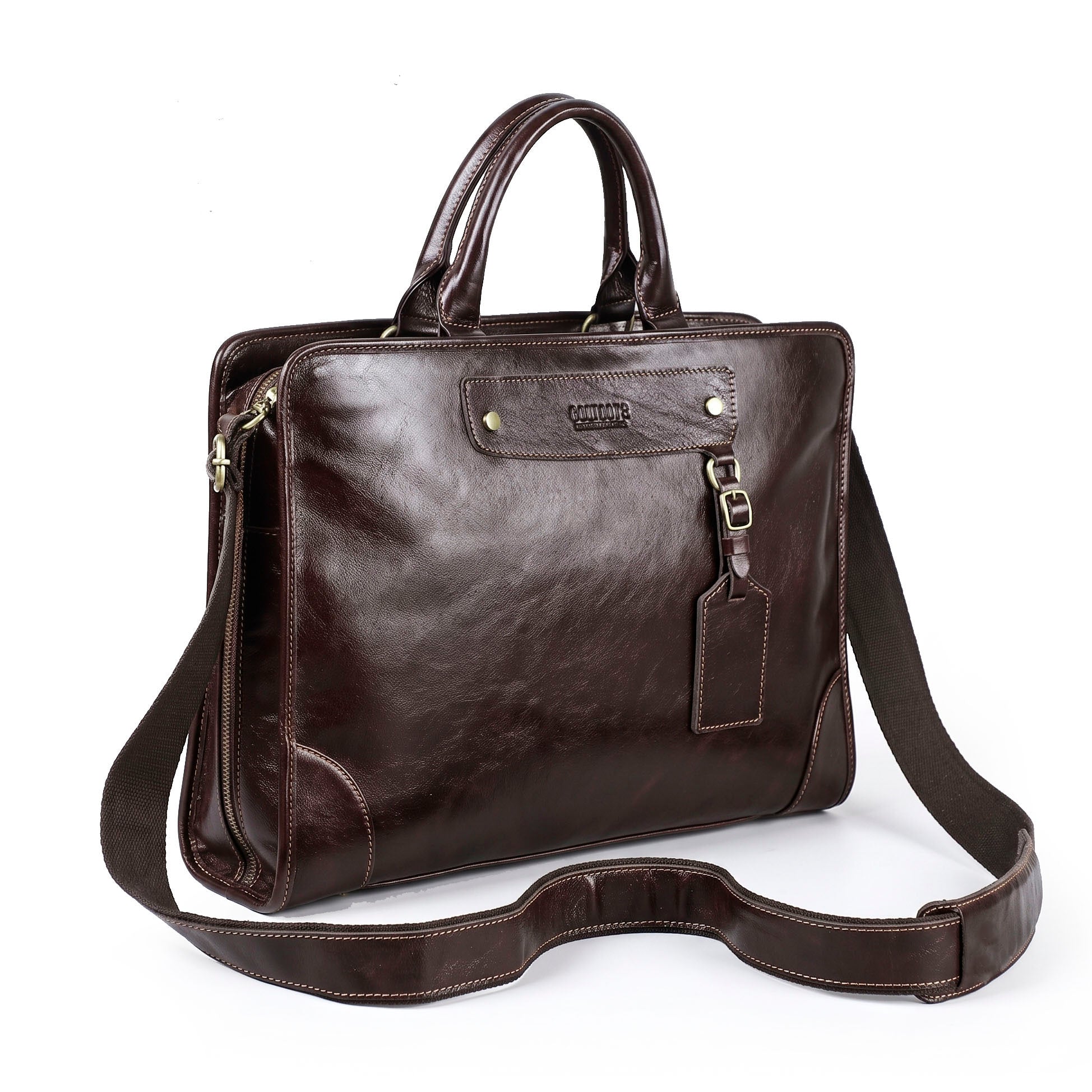 Lendon Leder-Laptoptasche