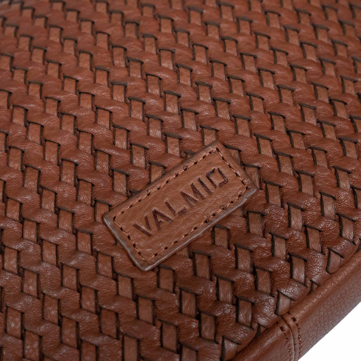 Women's Leather Crossbody Bag Valmio Nella - Brown
