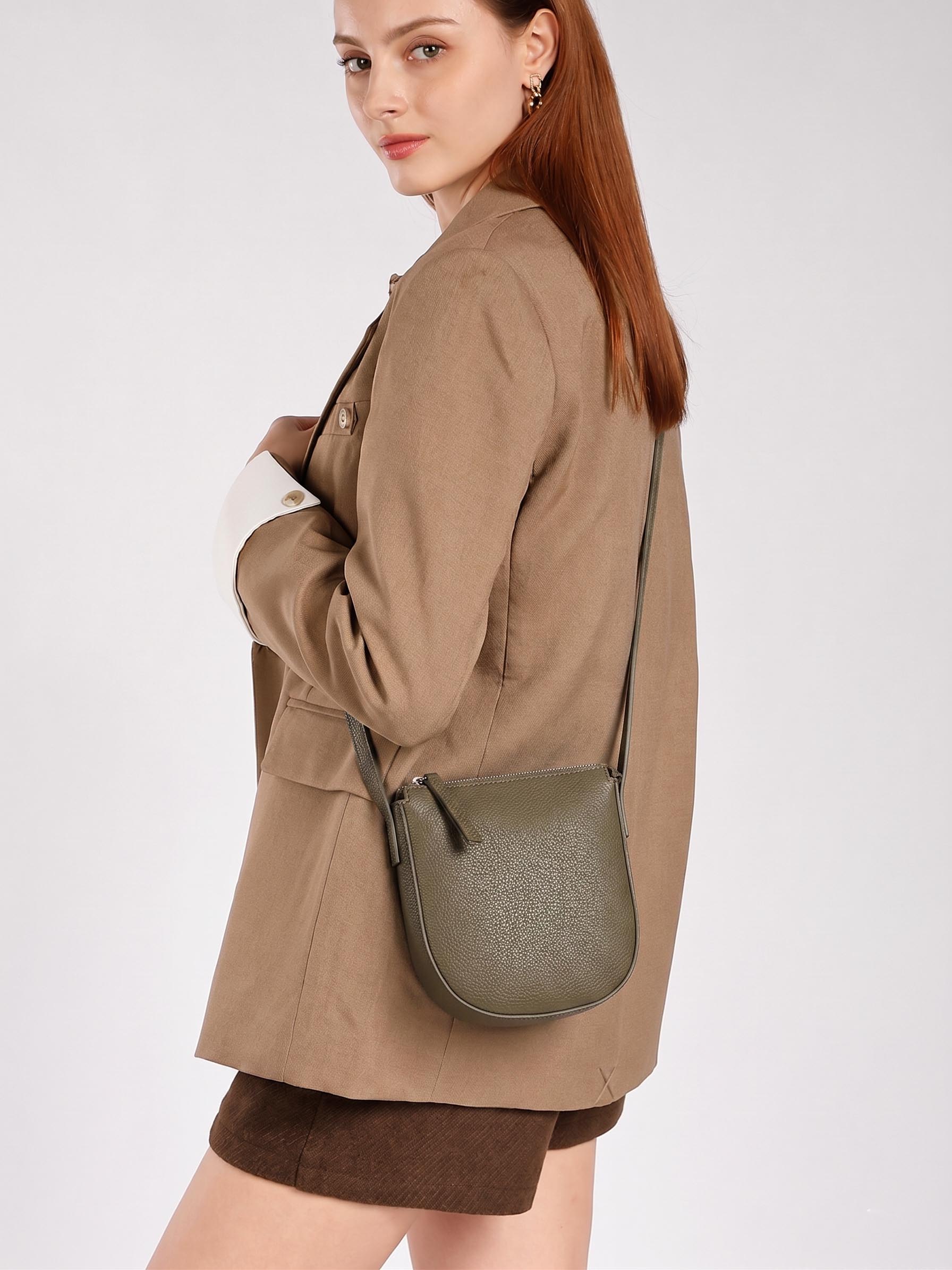 Valmio Calina Leder Damen Tasche - Braun