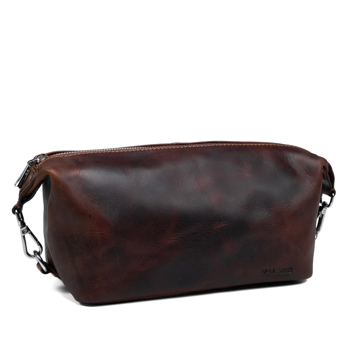 Men's Leather Toiletry Bag Valmio Kabo - Brown