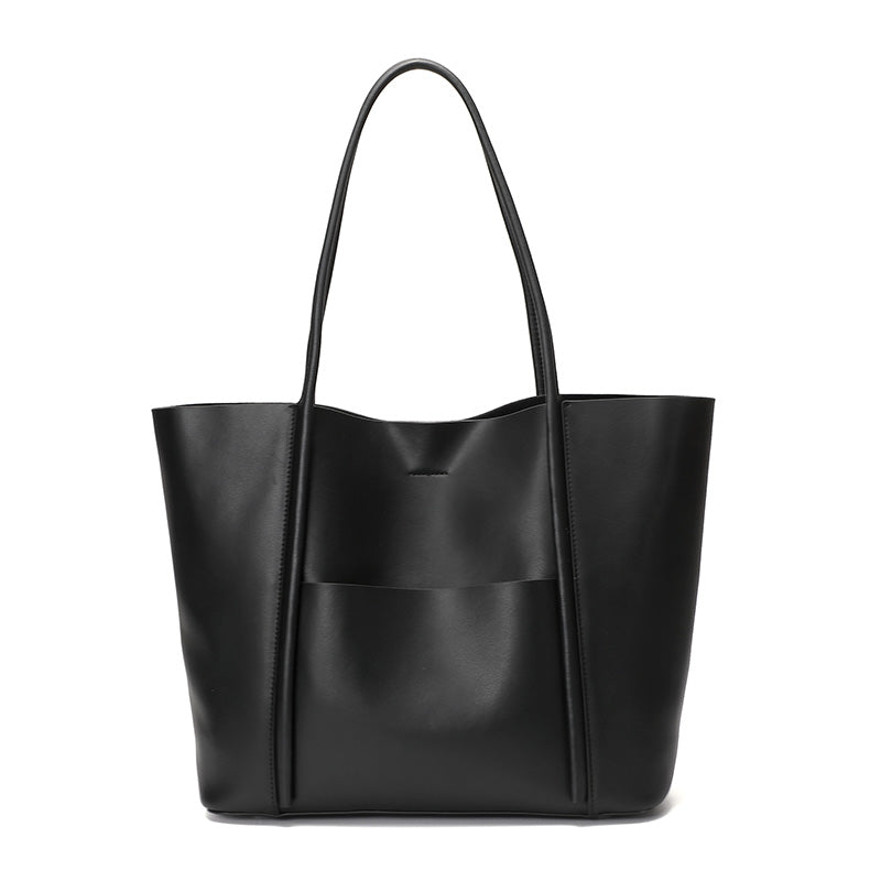Valmio Monora Leder Damen Tasche - Schwarz