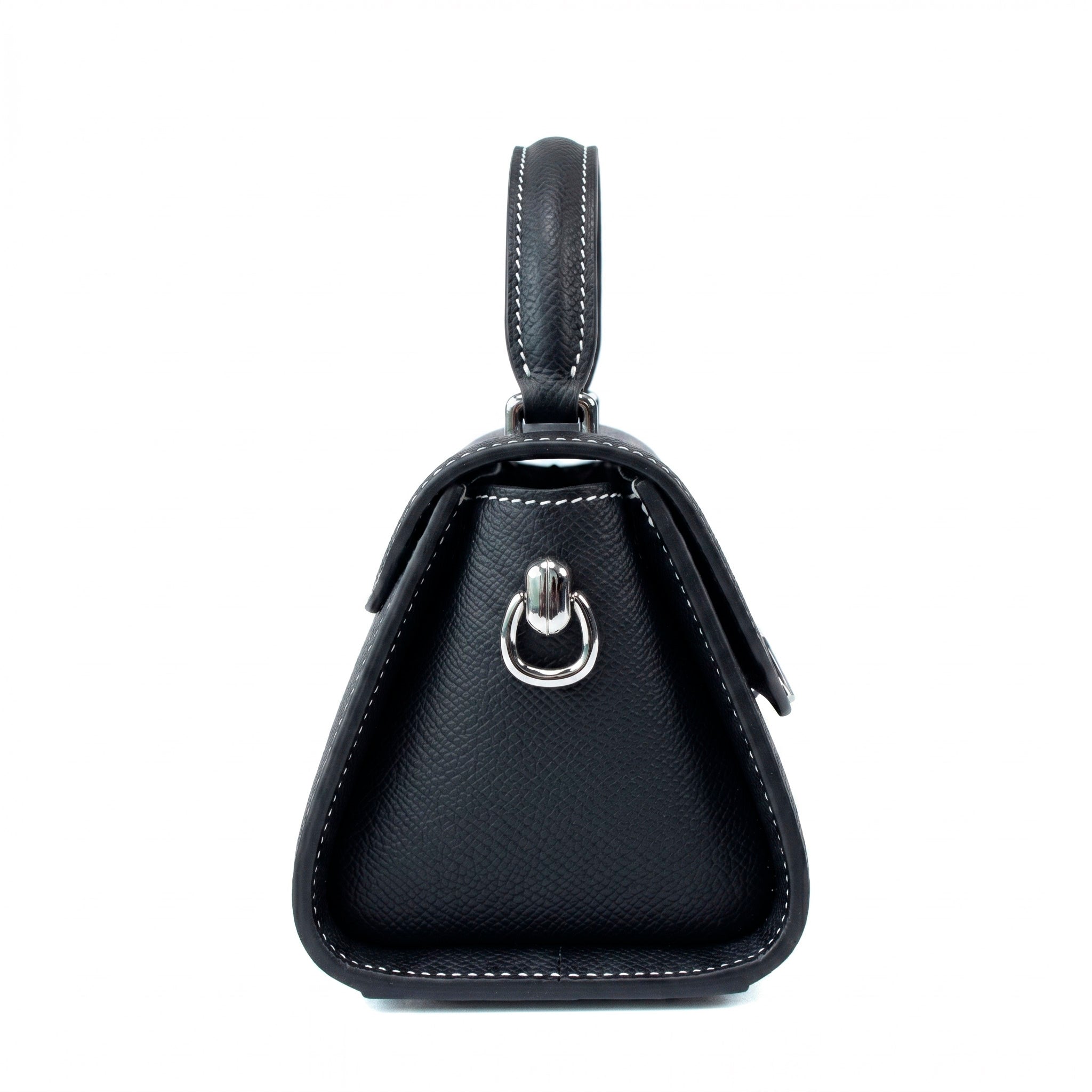 Valmio Rivana leather women's handbag - black