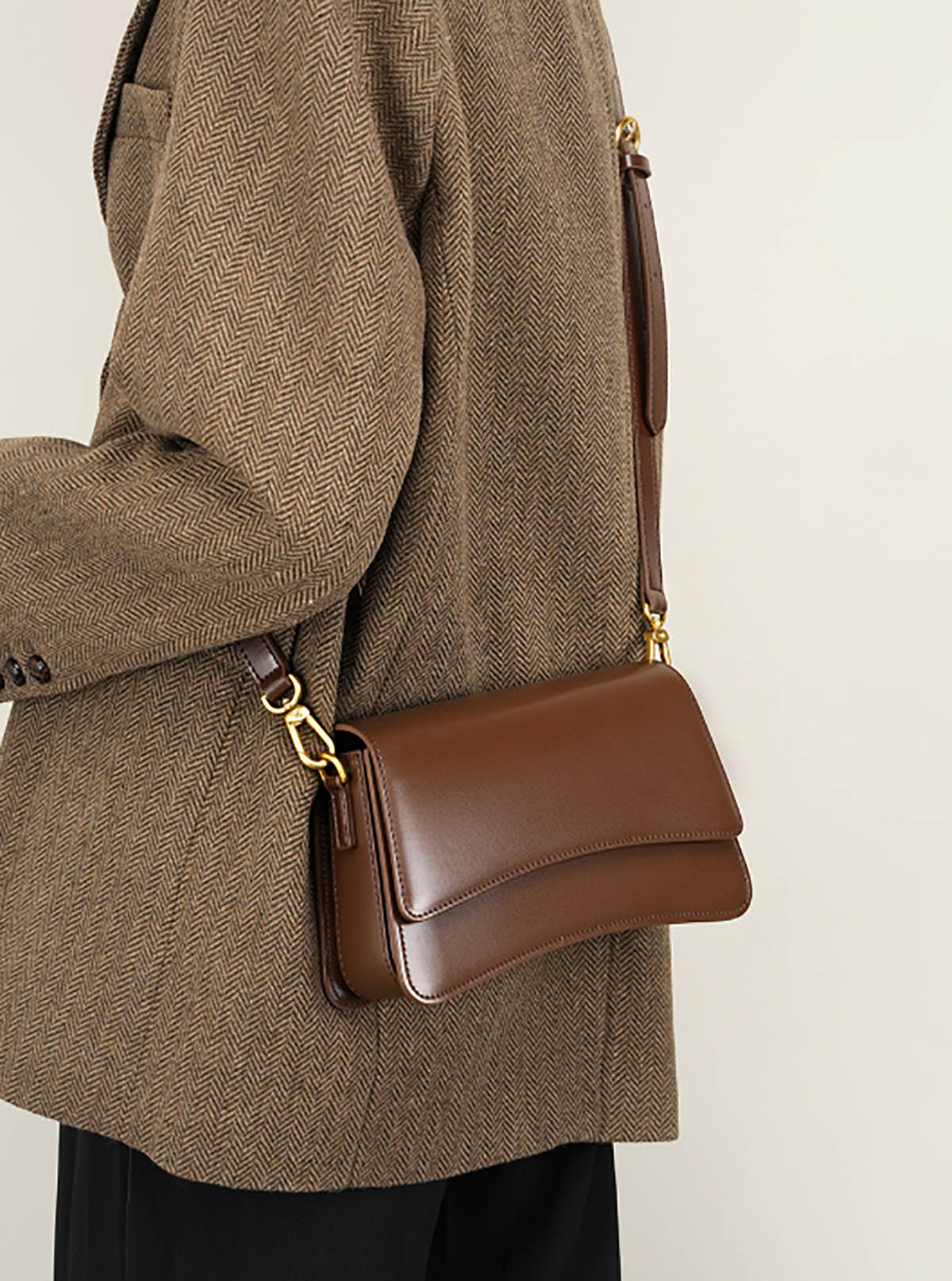 Valmio Venora Leder Damenhandtasche - Braun