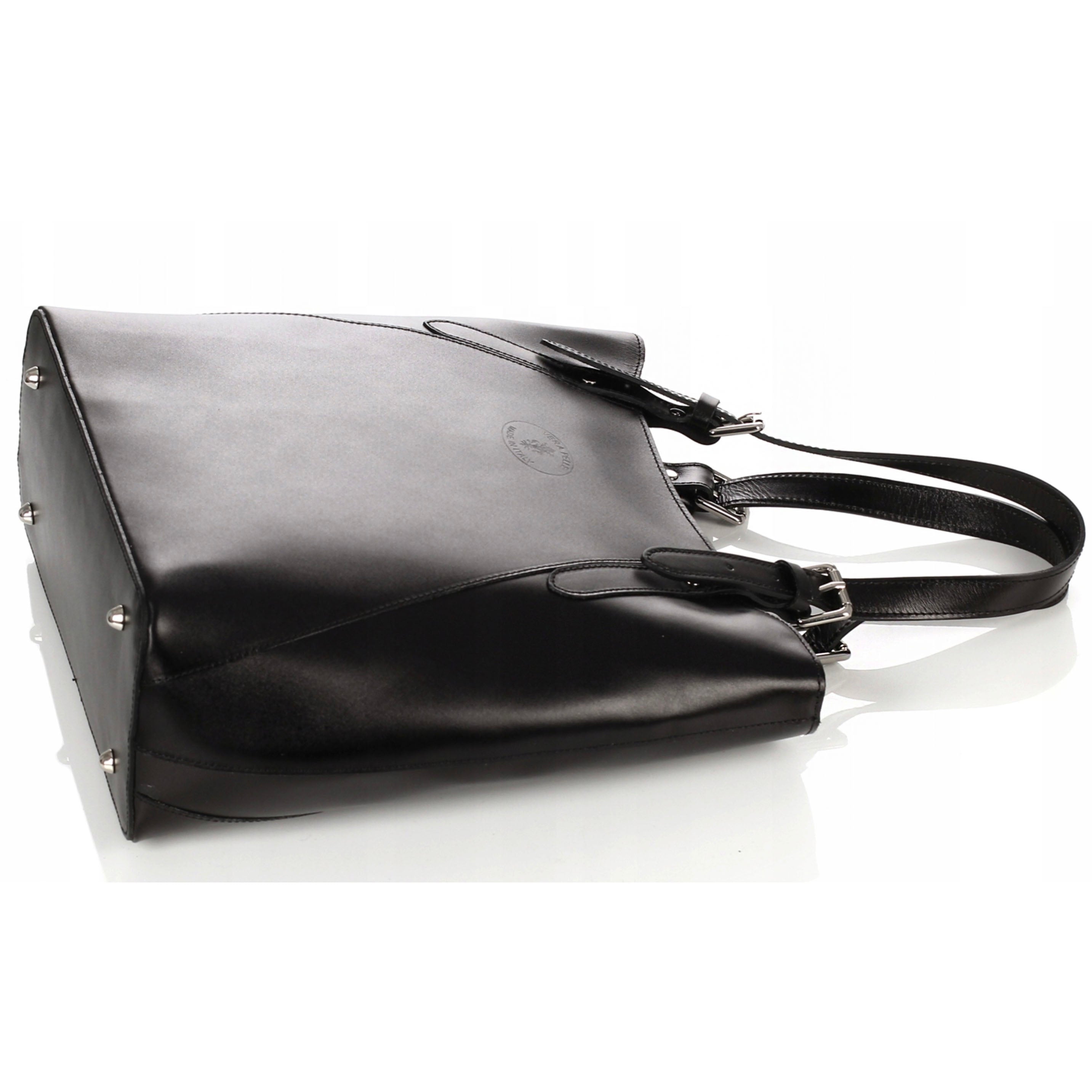 FLORENCE 847 Black Leather Handbag