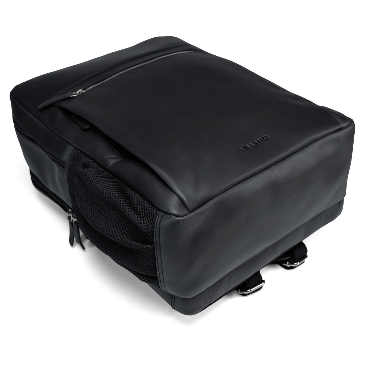 Valmio Hygge Leather Backpack Black