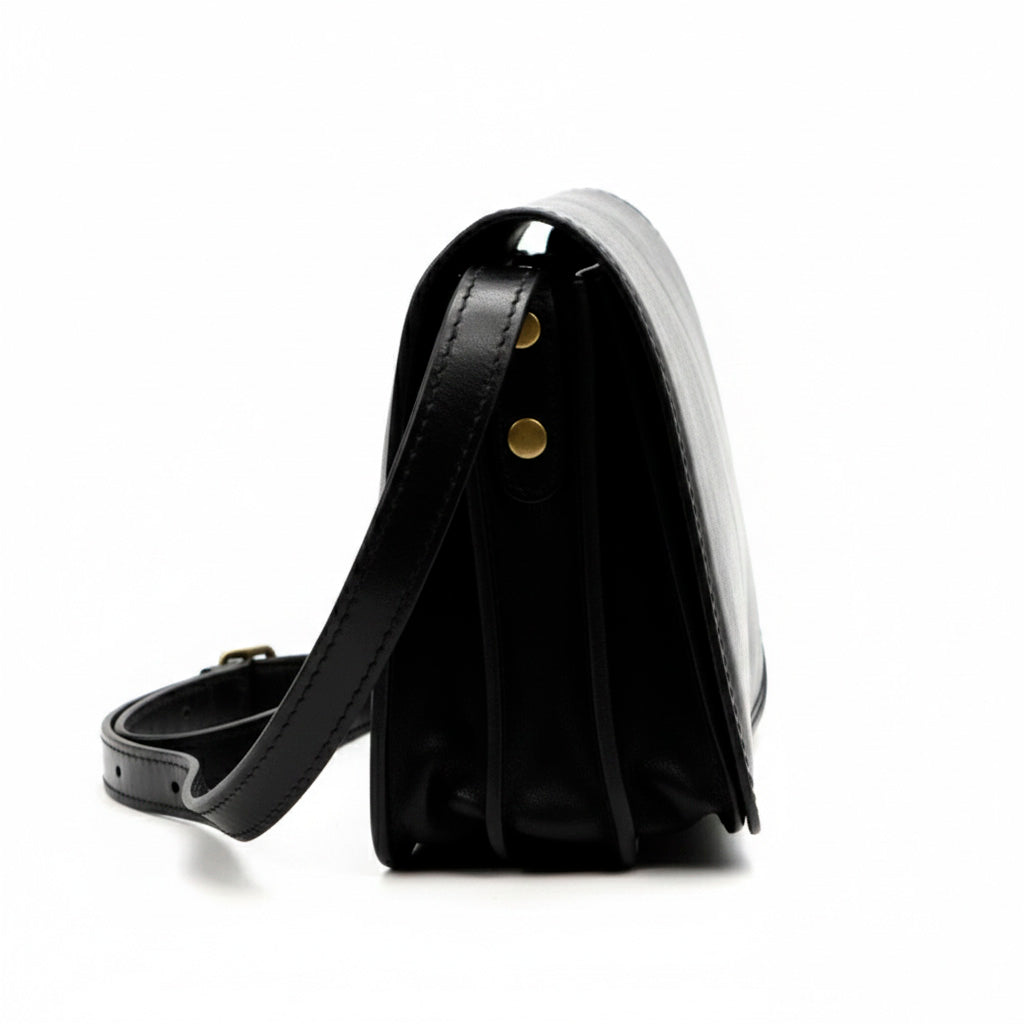 Lederhandtasche für Damen FLORENCE 108 schwarz