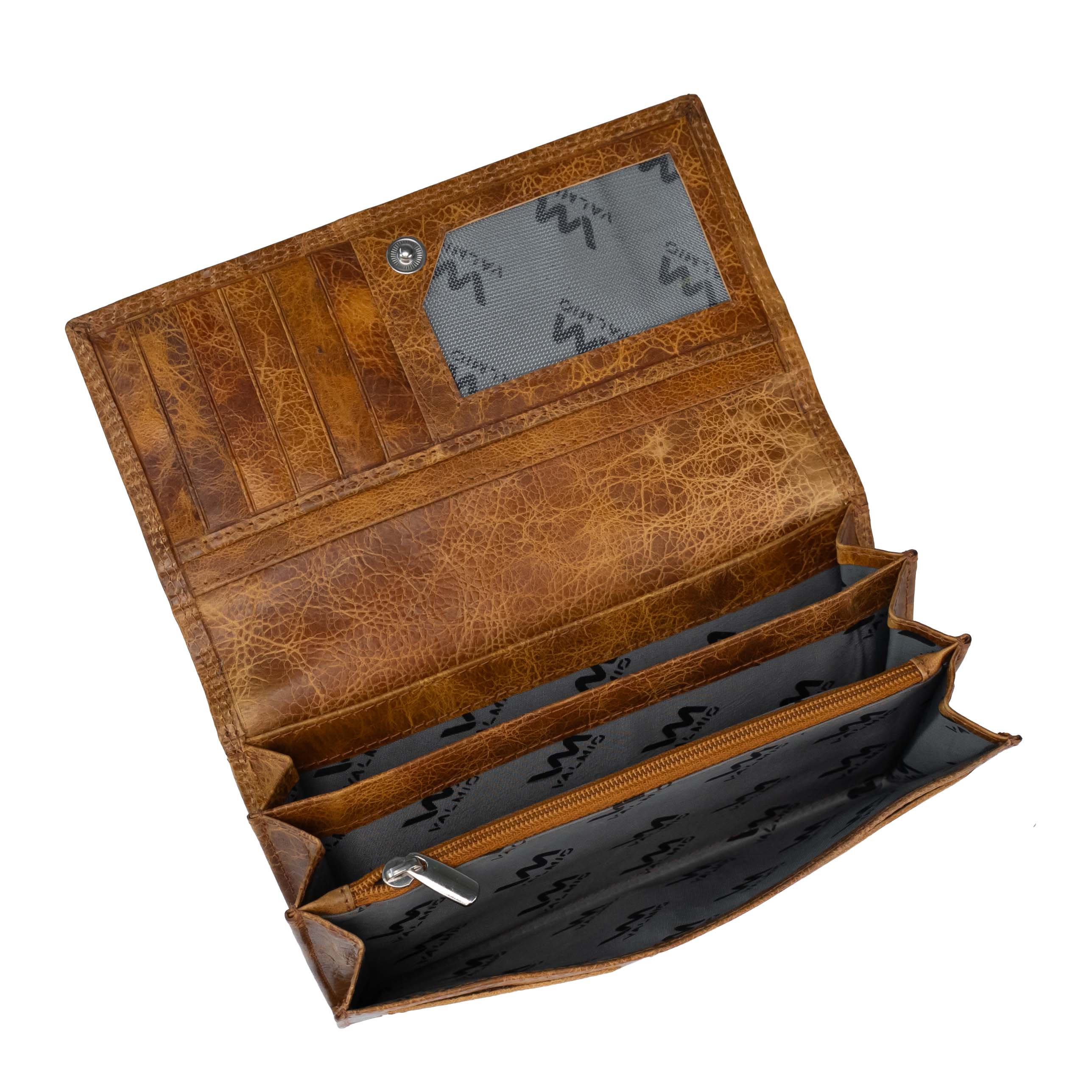 Damenlederportemonnaie Valmio Nook 2436 Cognac