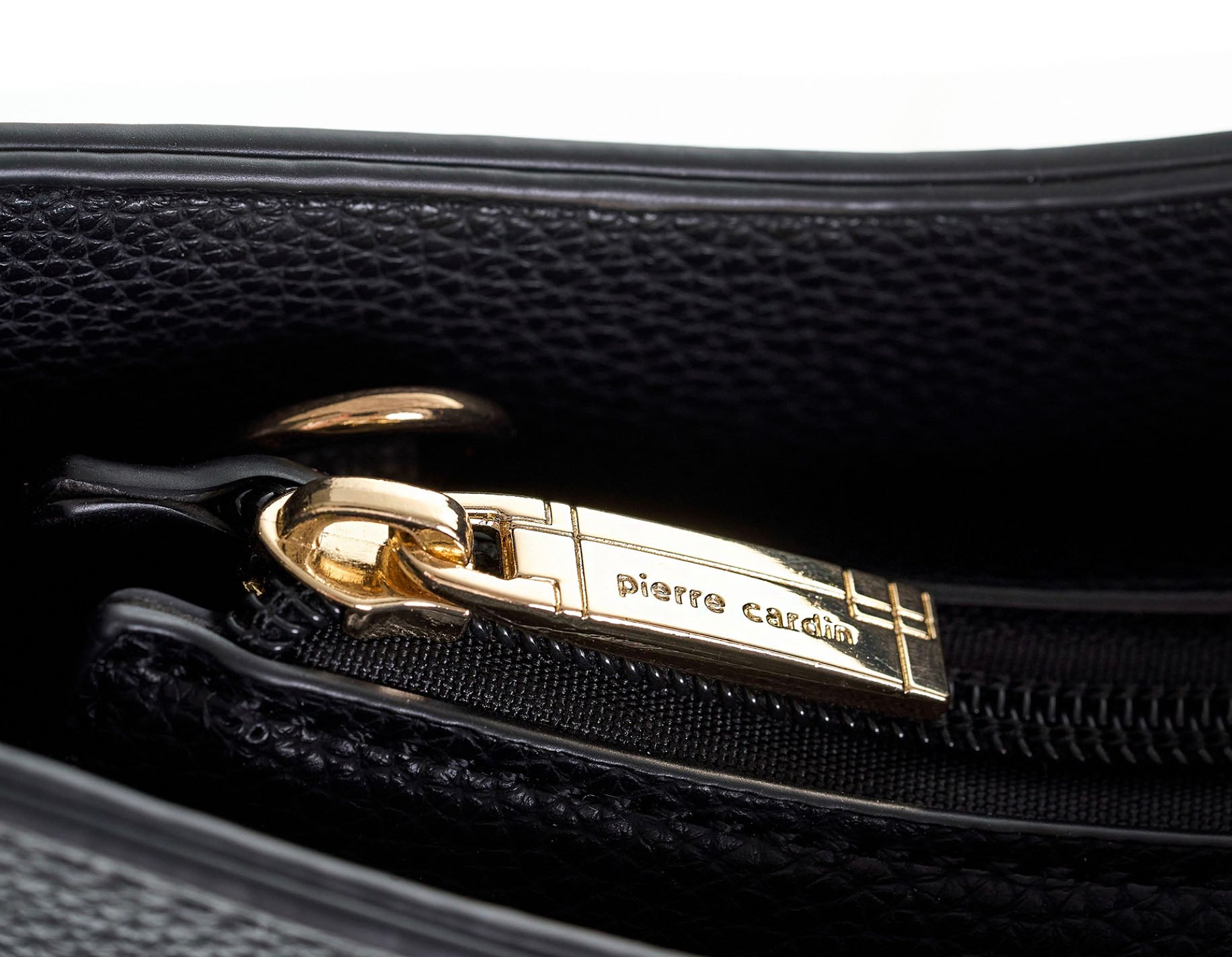 PIERRE CARDIN 7401 Black Eco Leather Handbag