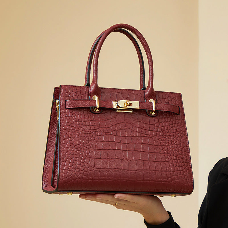Valmio Dinara Leather Women's Bag - Red