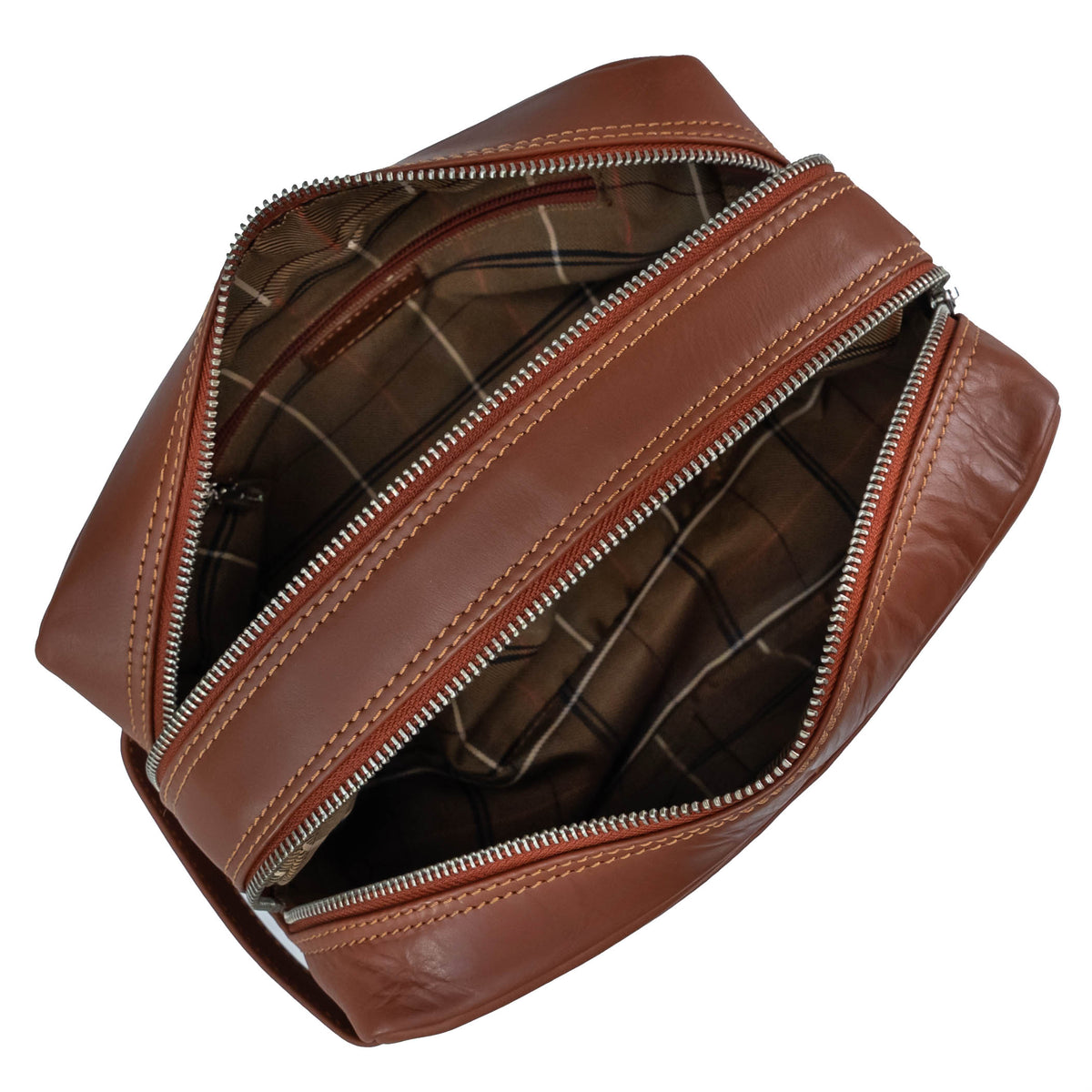 Valmio Trip CRAZY HORSE Leather Toiletry Bag