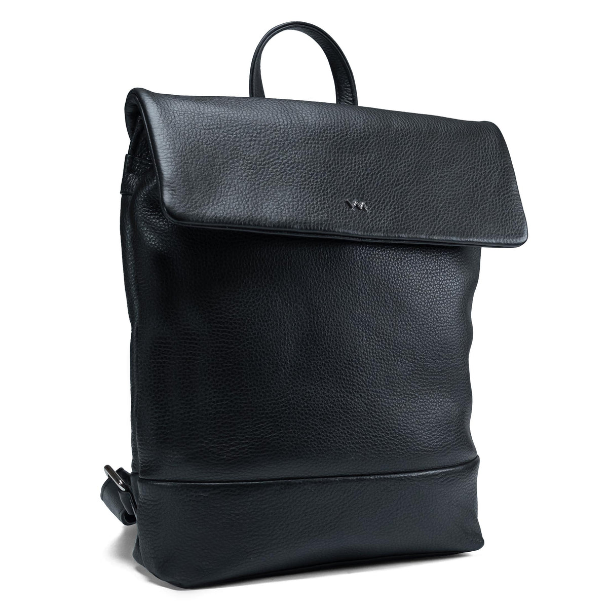 Valmio Loro Women's Leather Backpack - Black