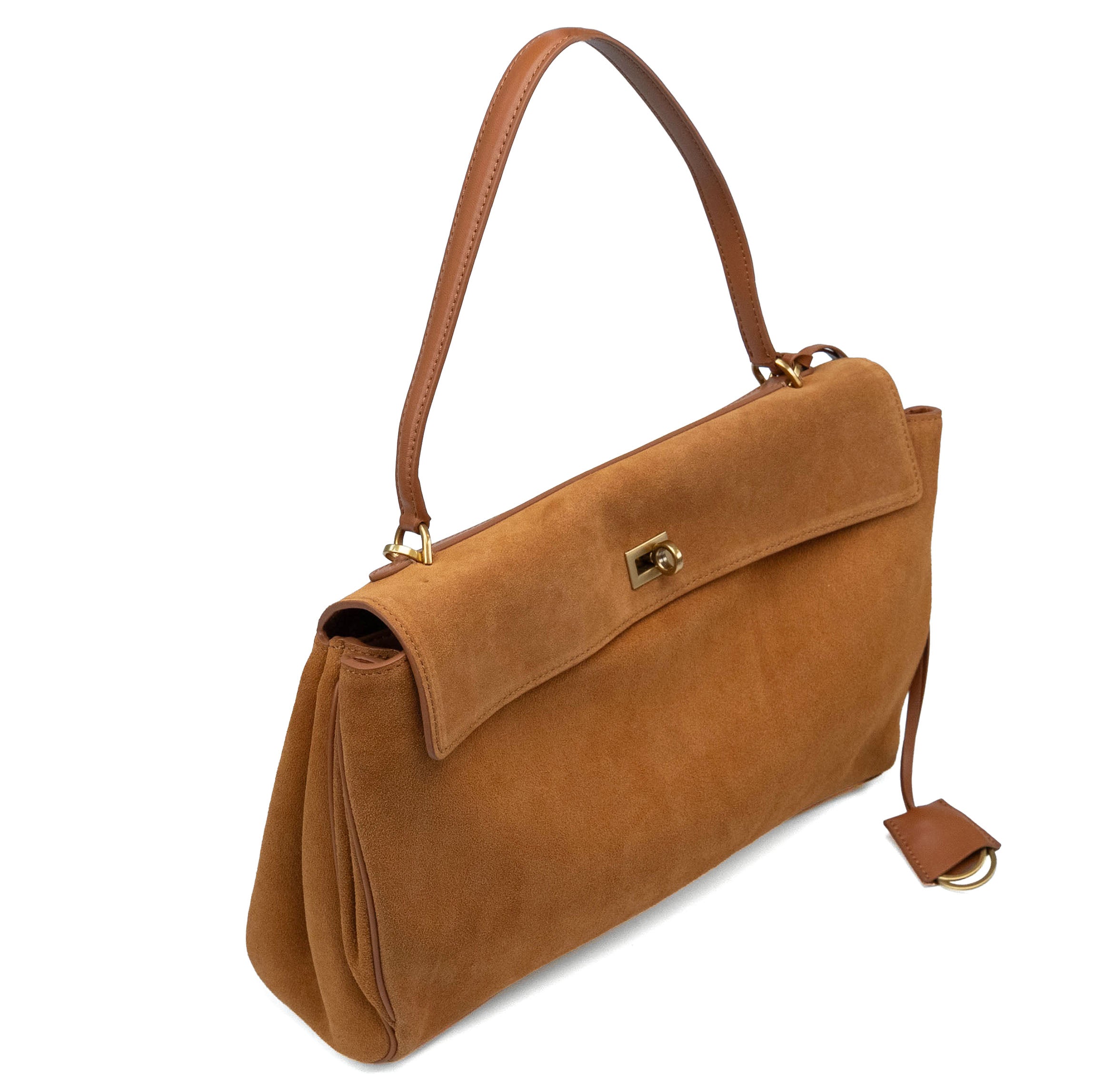 Valmio Lirena leather women's handbag - light brown