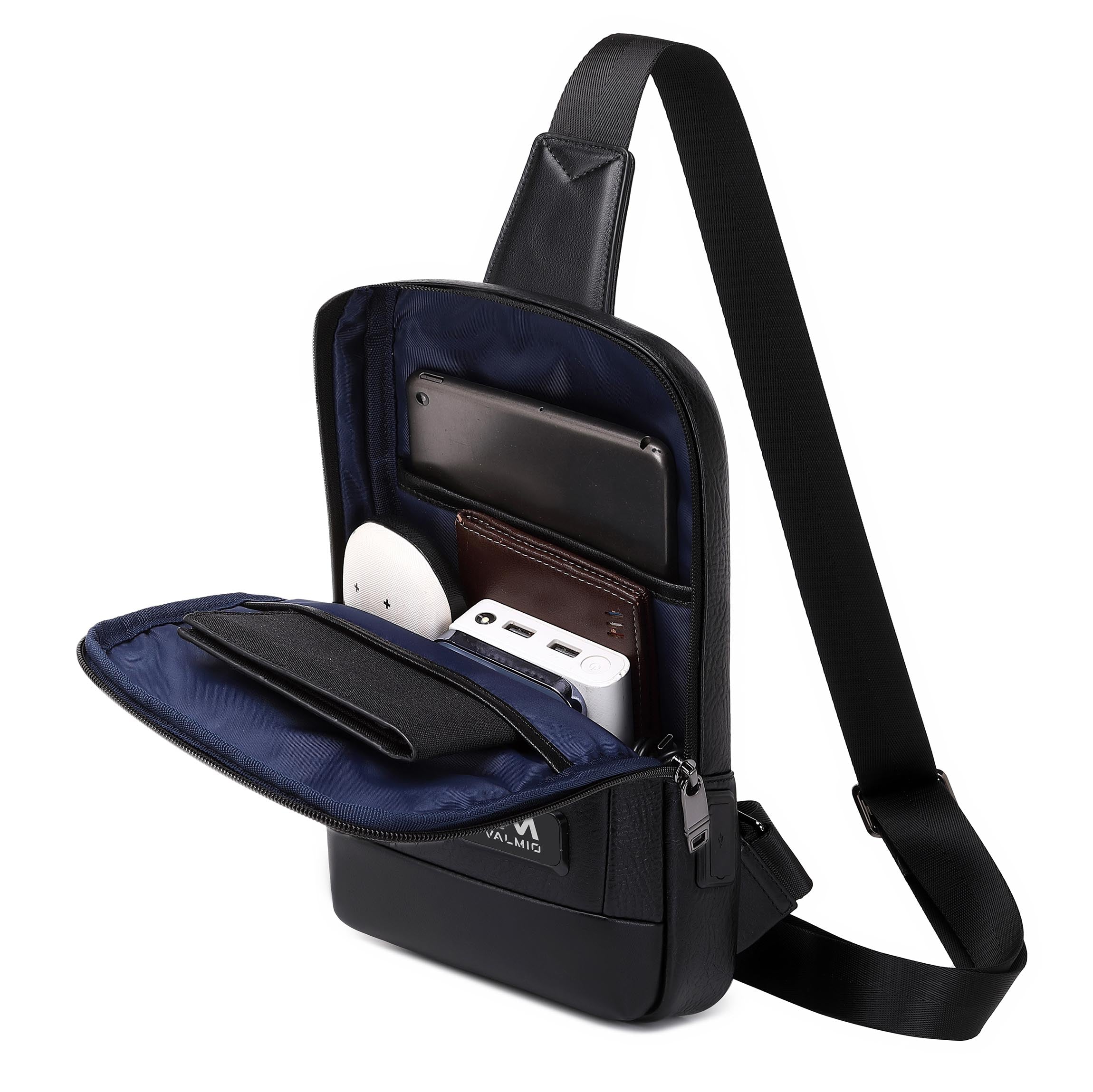 Valmio Nordi Schultertasche – schwarz