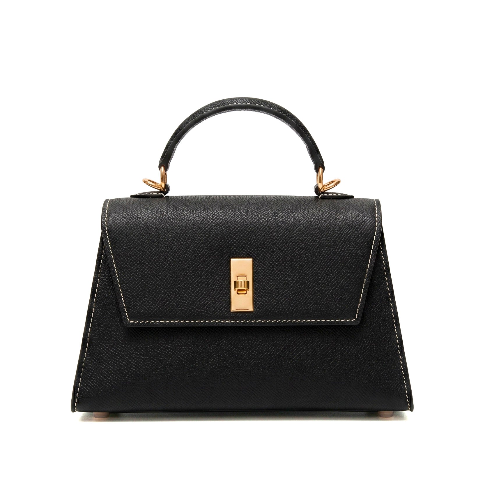 Valmio Sonira leather women's handbag - black
