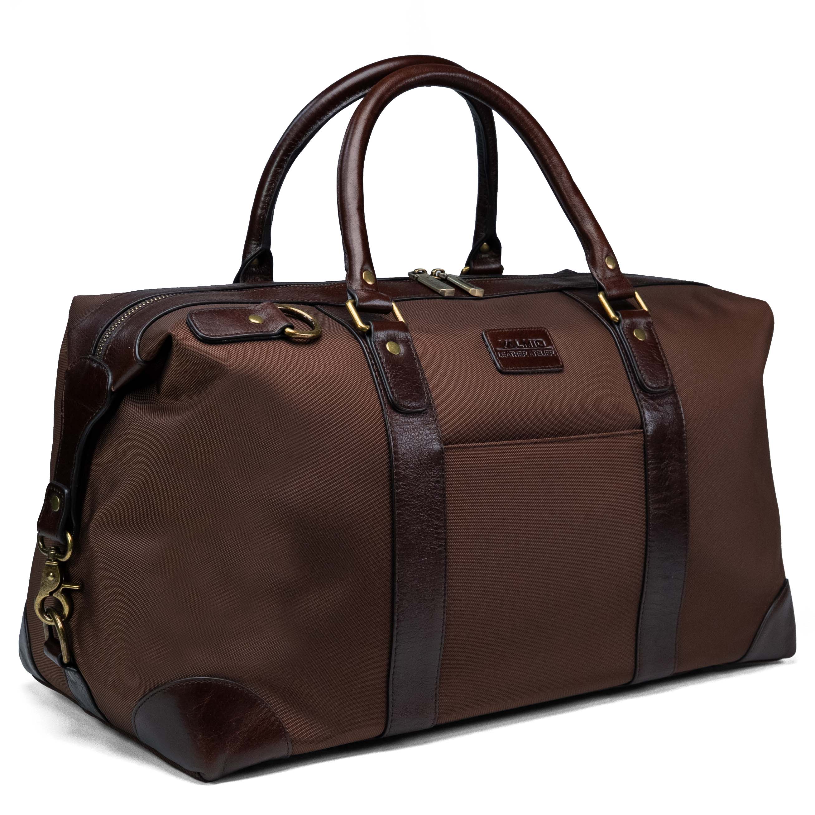 Valmio Brenson Men's Travel Bag - brown