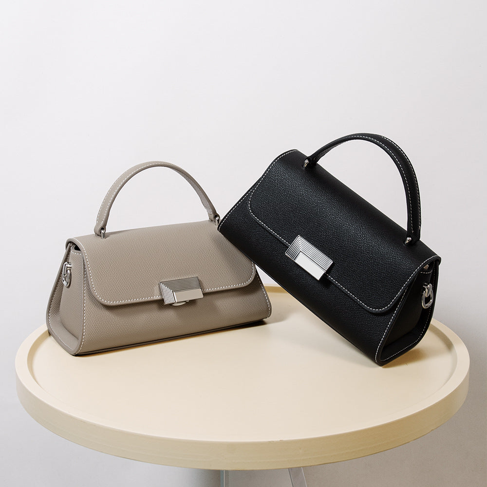 Valmio Rivana leather women's handbag - black