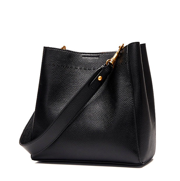 Valmio Galina Leder Damen Tasche - Schwarz