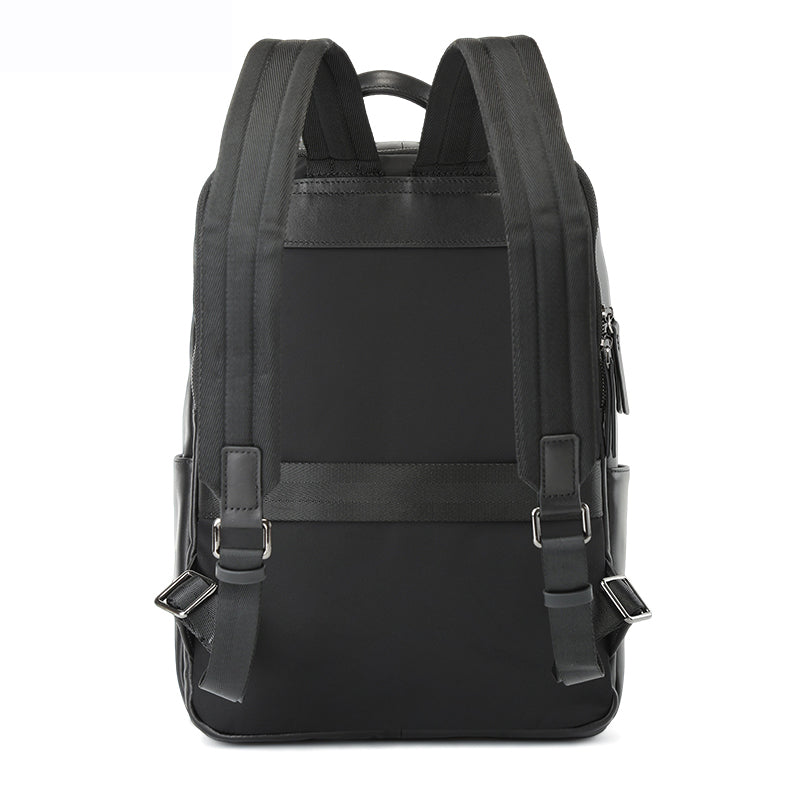Leder-Rucksack Valmio Branton – Schwarz