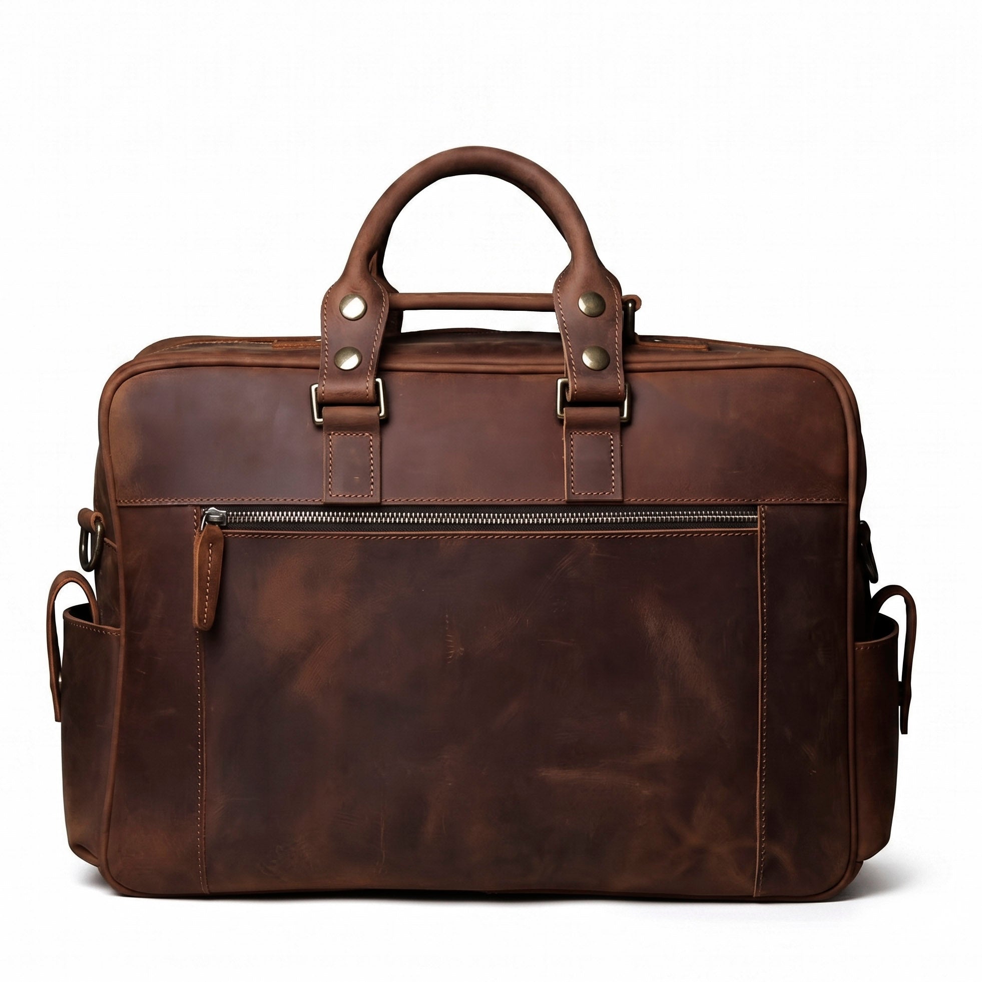 Leather Briefcase Valmio Kensington – Light Brown