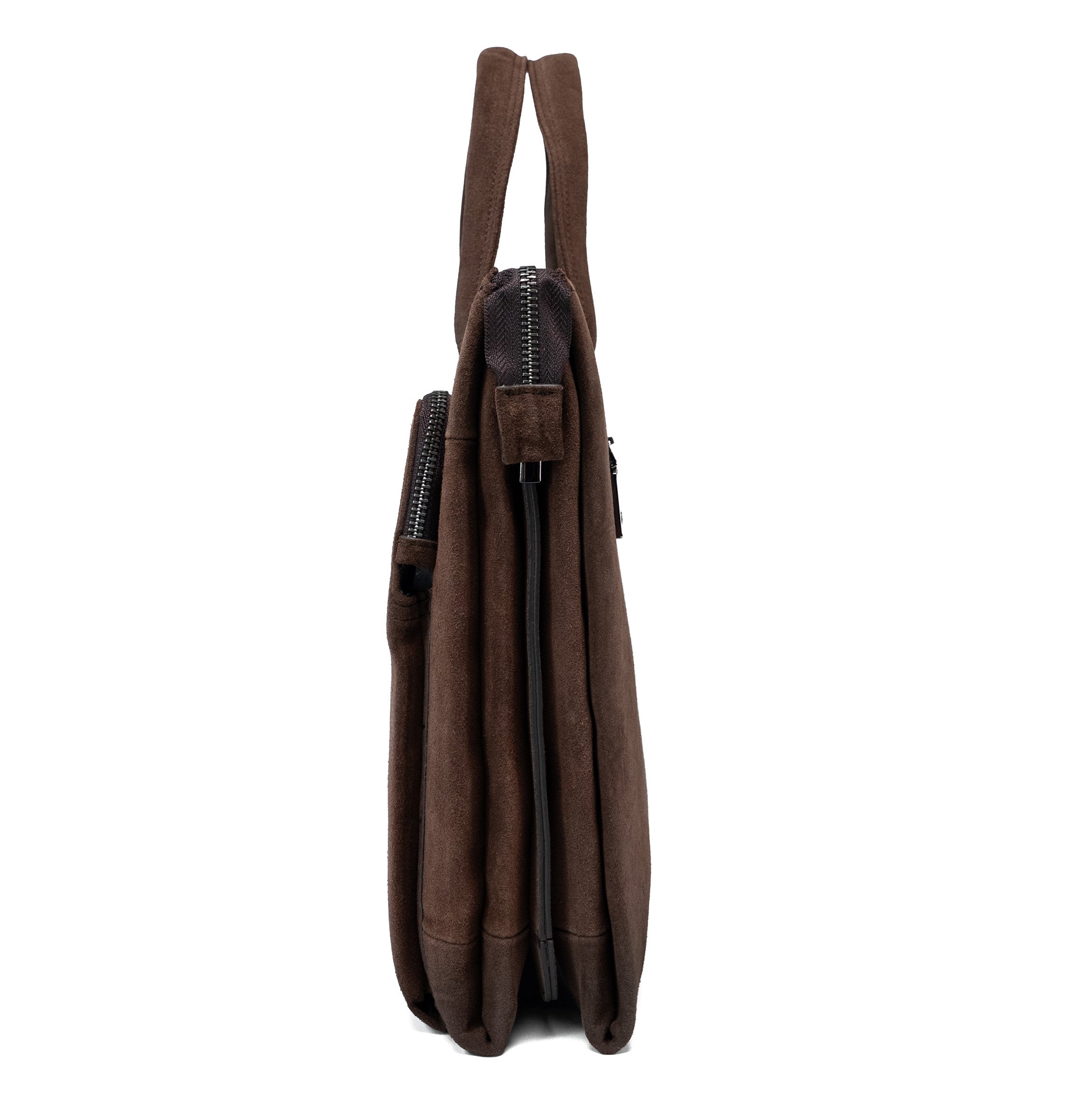 Sity braune Leder-Laptoptasche