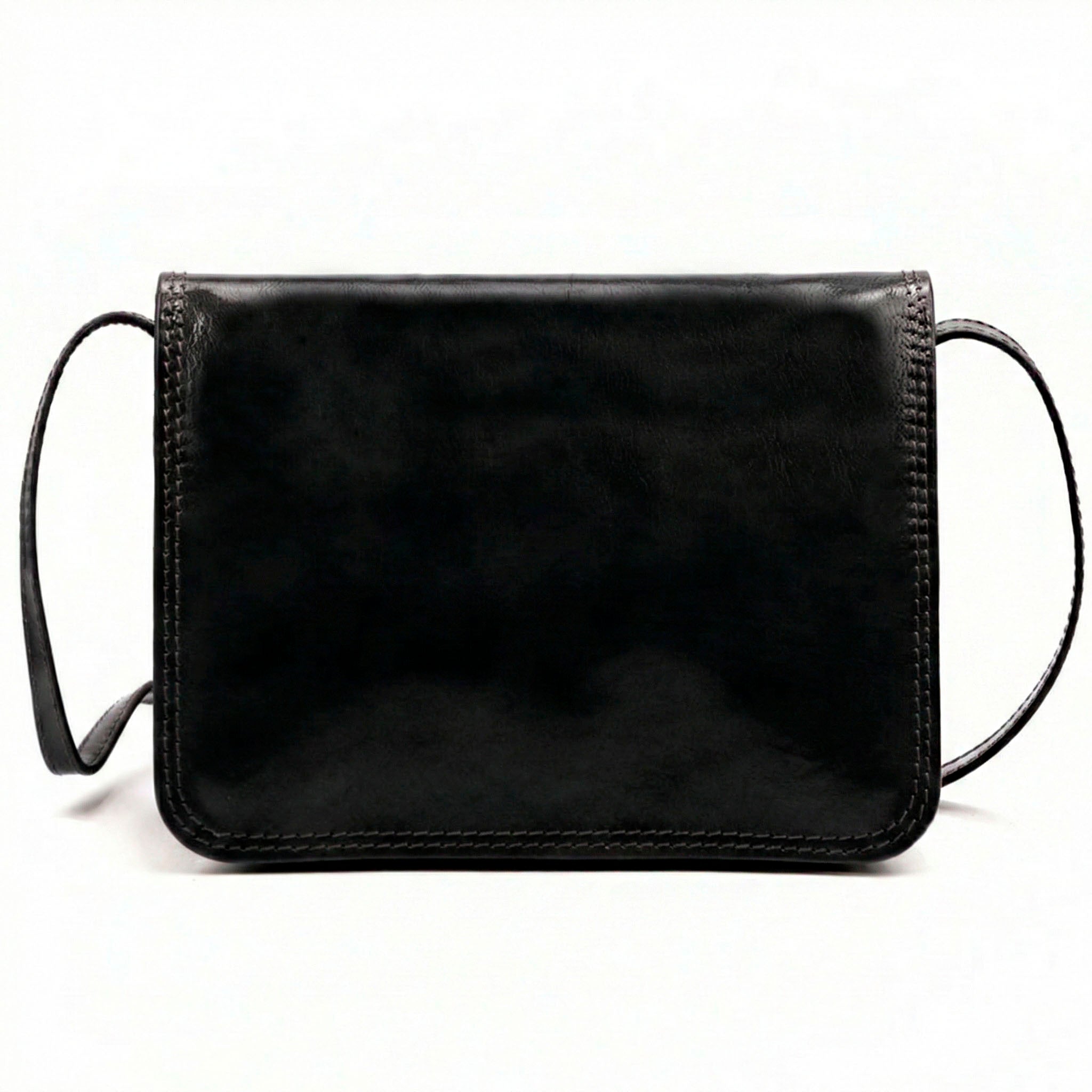 Lederhandtasche für Damen FLORENCE 108 schwarz