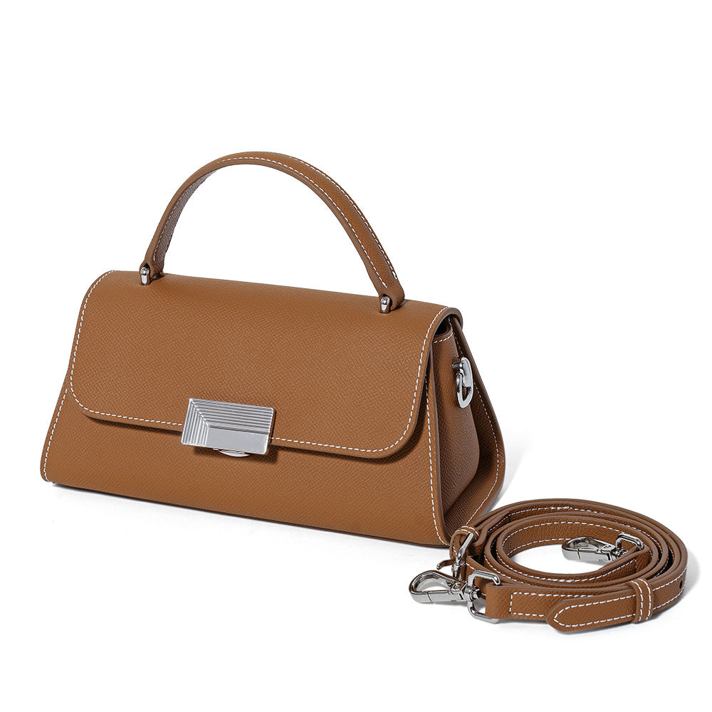 Valmio Rivana leather women's handbag - brown