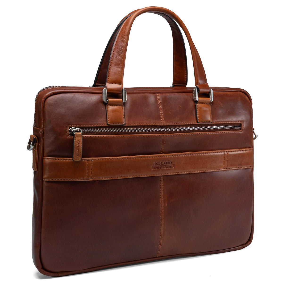 Valmio Assets Genuine Leather Bag Brown