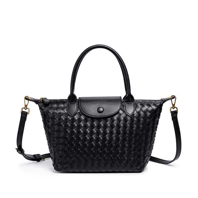 Valmio Virena leather women's handbag - black