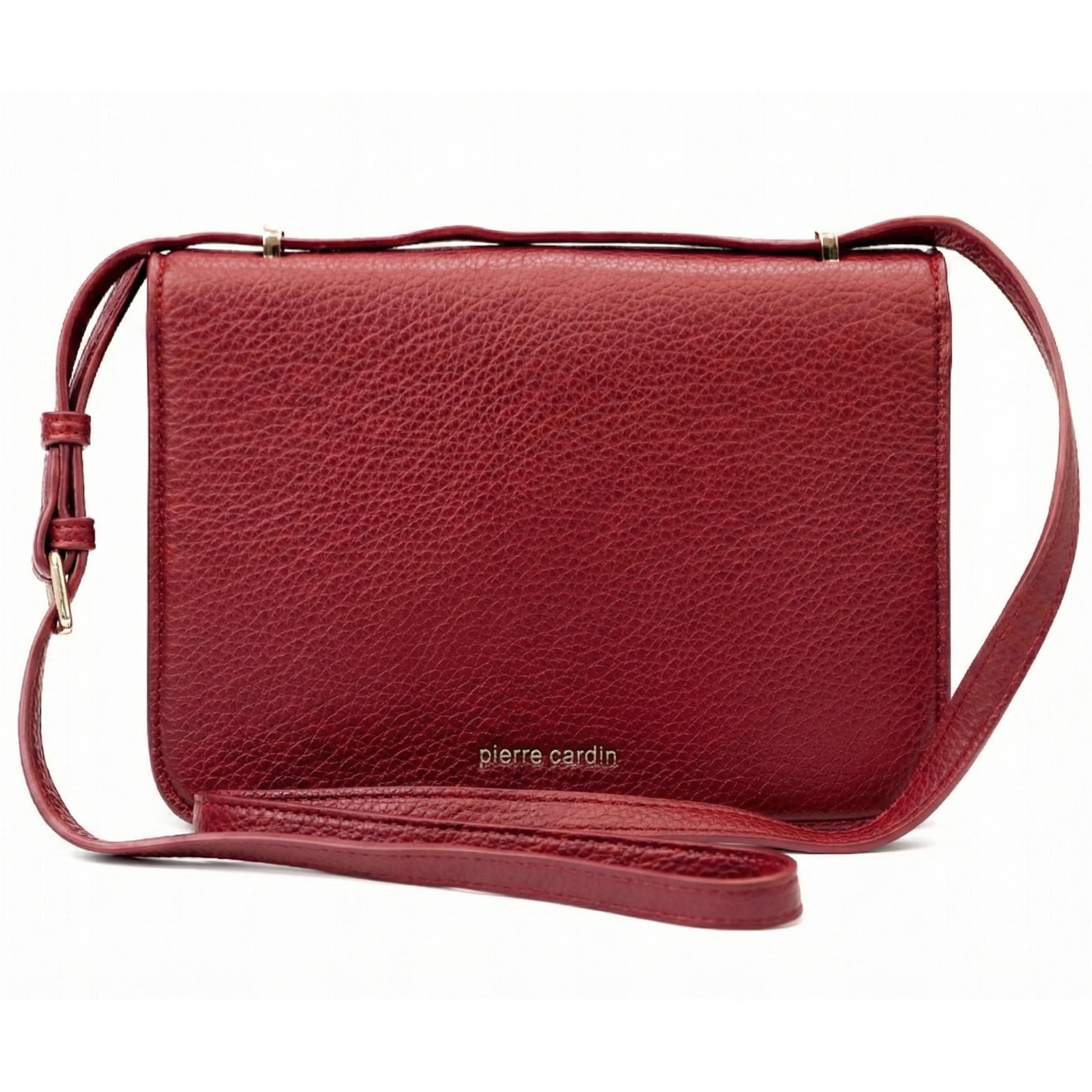 PIERRE CARDIN 2026 Schwarze Handtasche aus umweltfreundlichem Leder