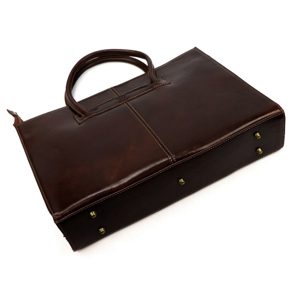 Lederhandtasche Florenz 1028 Braun