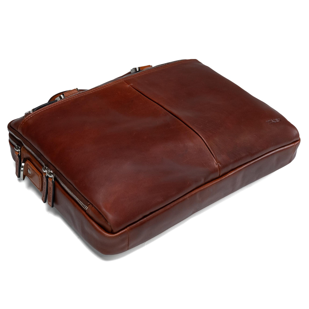 Valmio Assets Genuine Leather Bag Brown