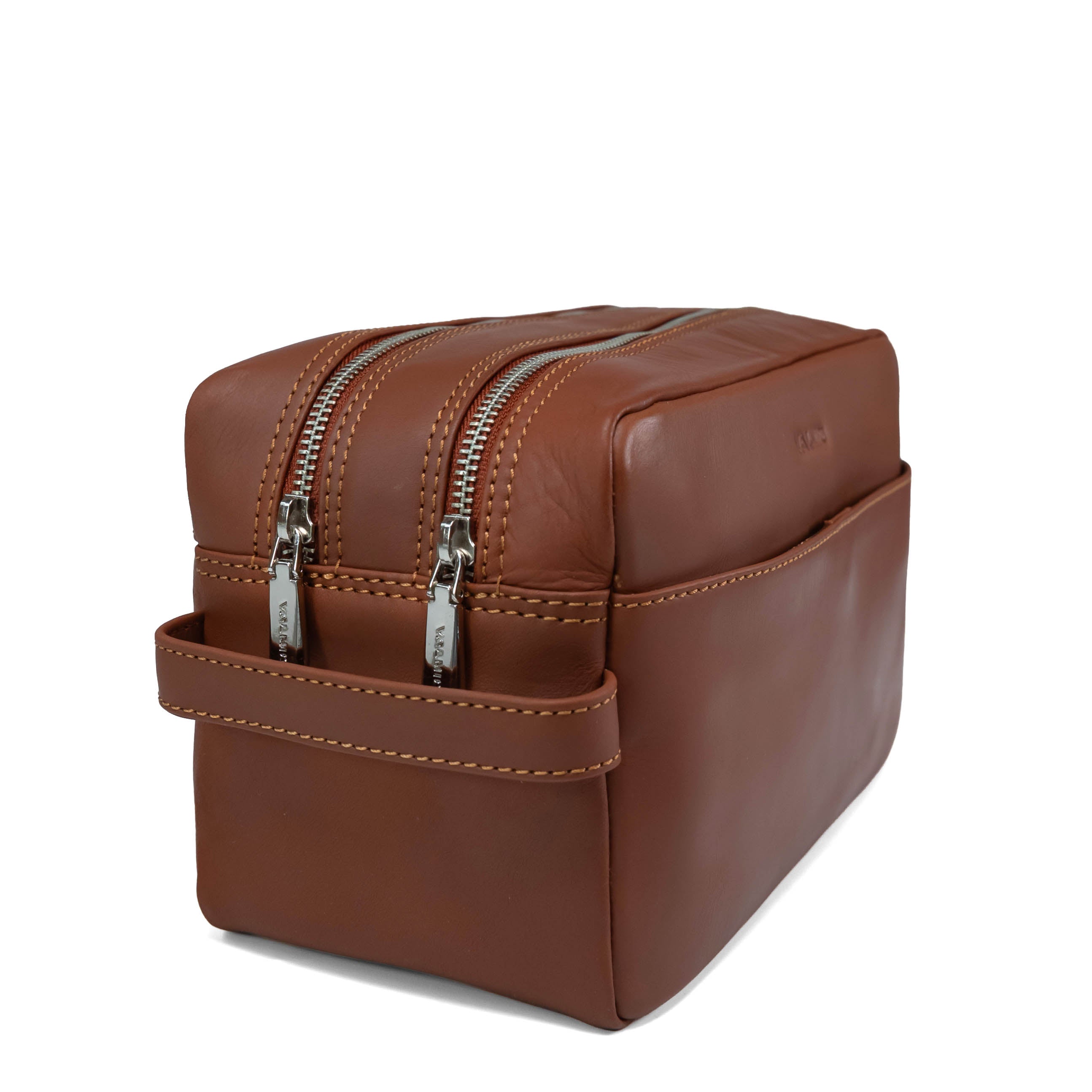 Valmio Trip CRAZY HORSE Leather Toiletry Bag
