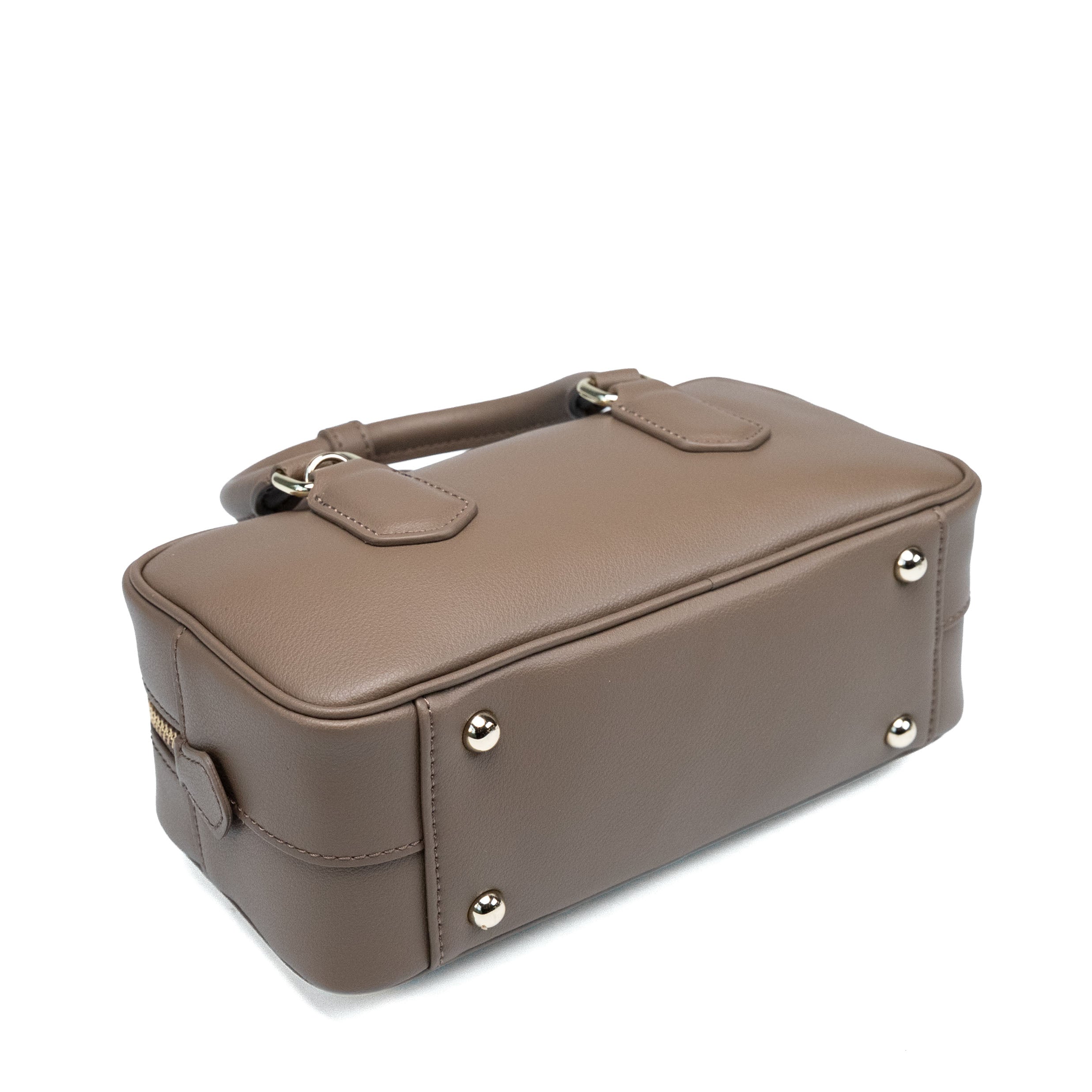 Valmio Perina leather women's handbag BEIGE