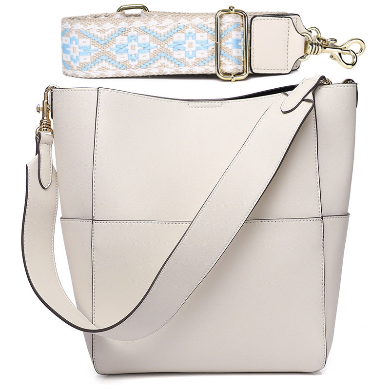 Valmio Morena Leder Damen Tasche - Weiß