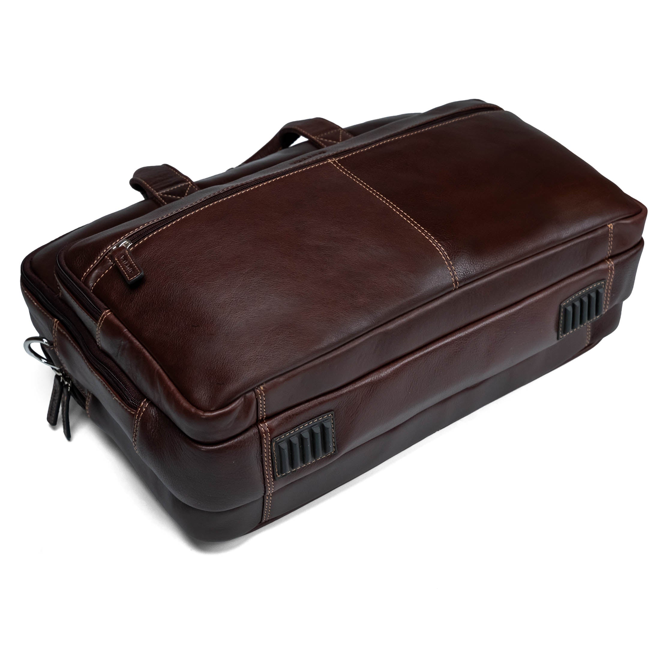 Valmio Vigo Genuine Leather Bag Brown