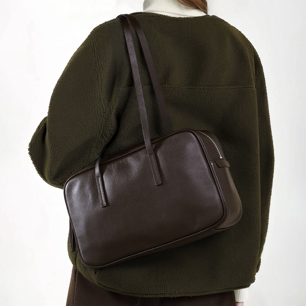 Valmio Renora Leder Damenhandtasche - Braun