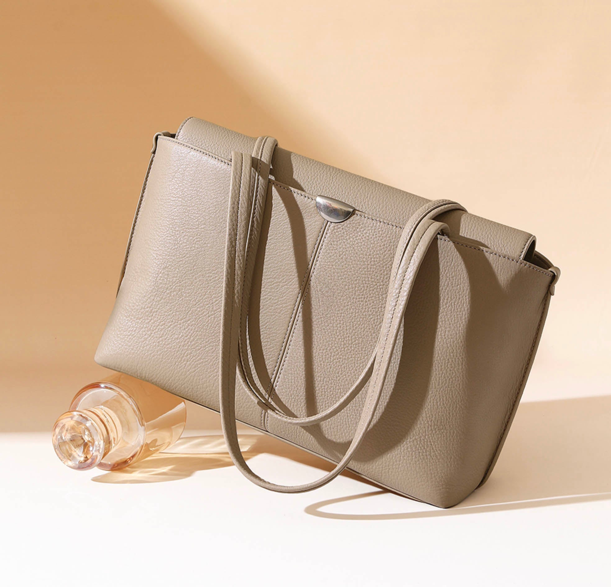 Valmio Denora leather women's handbag - mocha