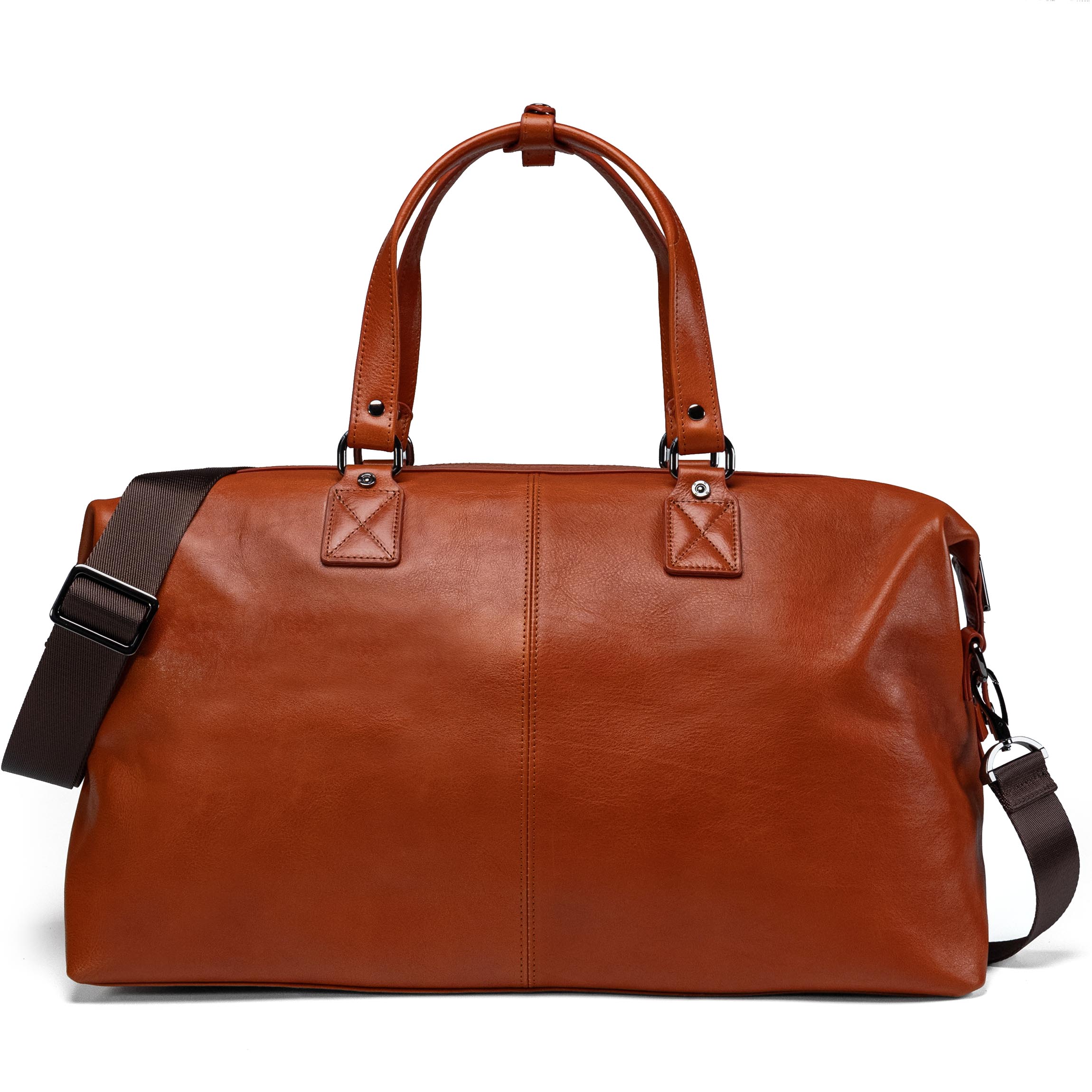 Brown Leather Travel Bag Valmio Kane