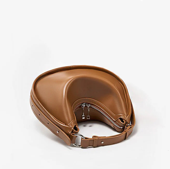Valmio Lorina Leder Damen Tasche - Dunkelbraun