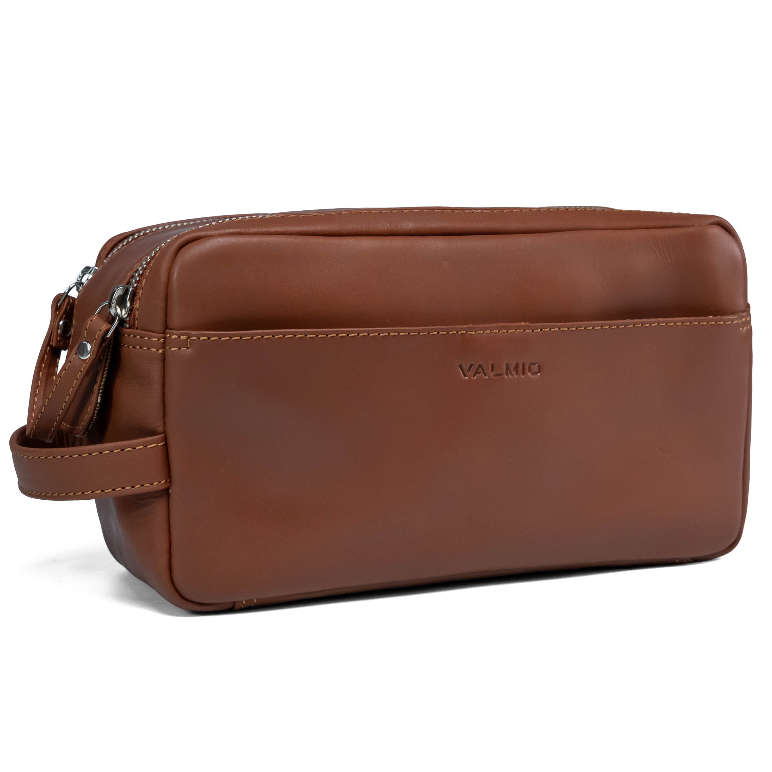 Leather Toiletry Bag Valmio Trip-1053 CRAZY HORSE