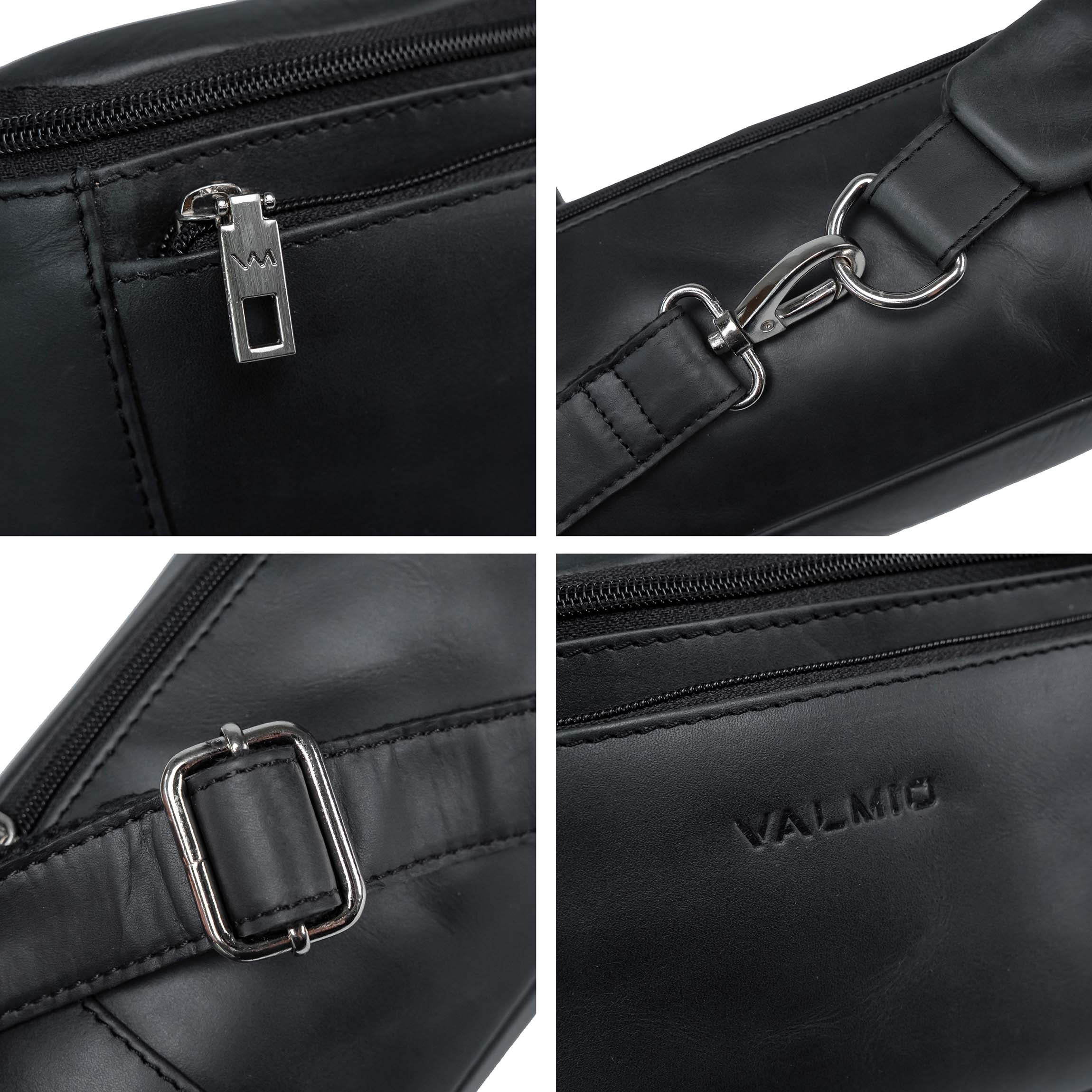 Valmio Ever Herrengürteltasche Schwarz