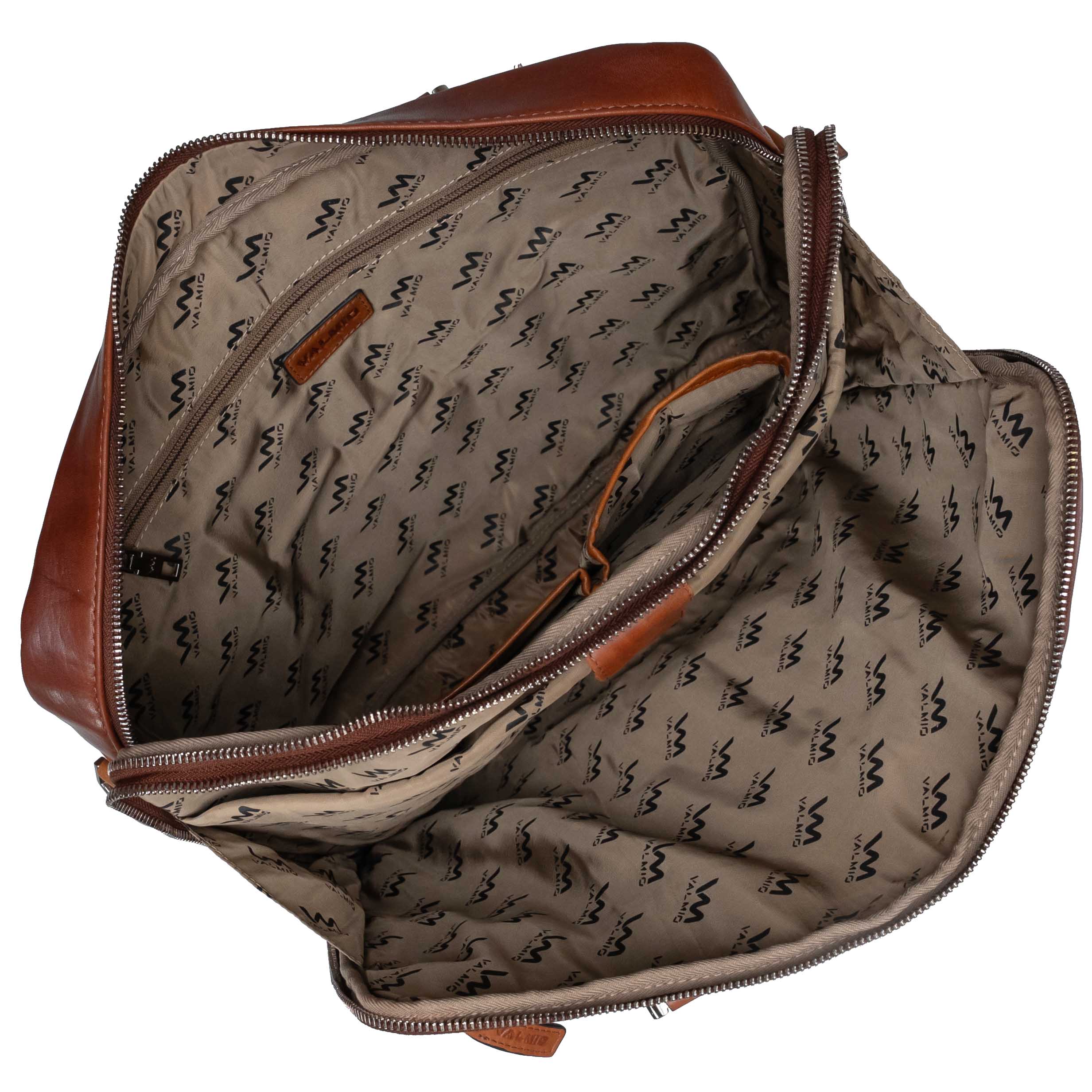 Valmio Assets Genuine Leather Bag Brown